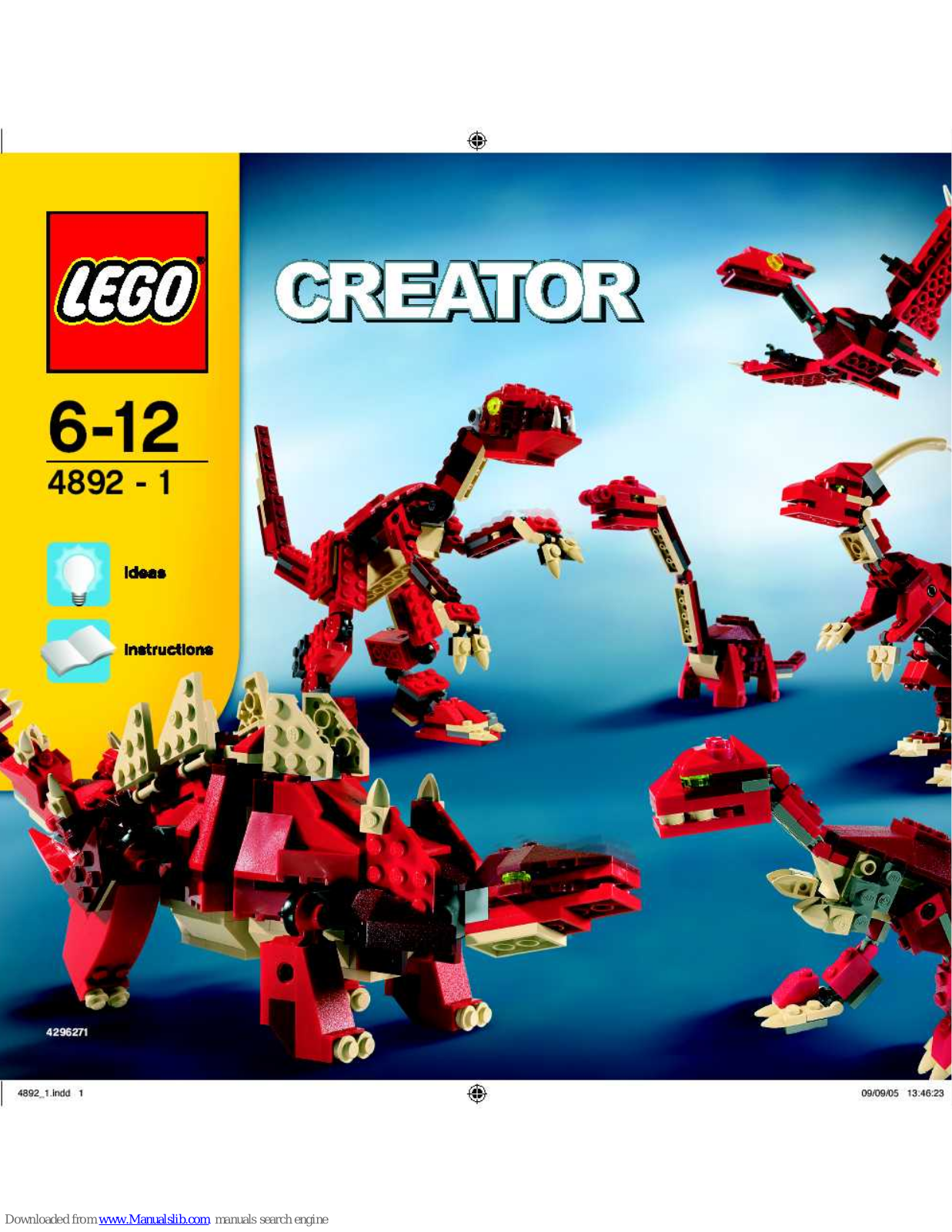 LEGO Prehistoric Power 4892-1 User Manual