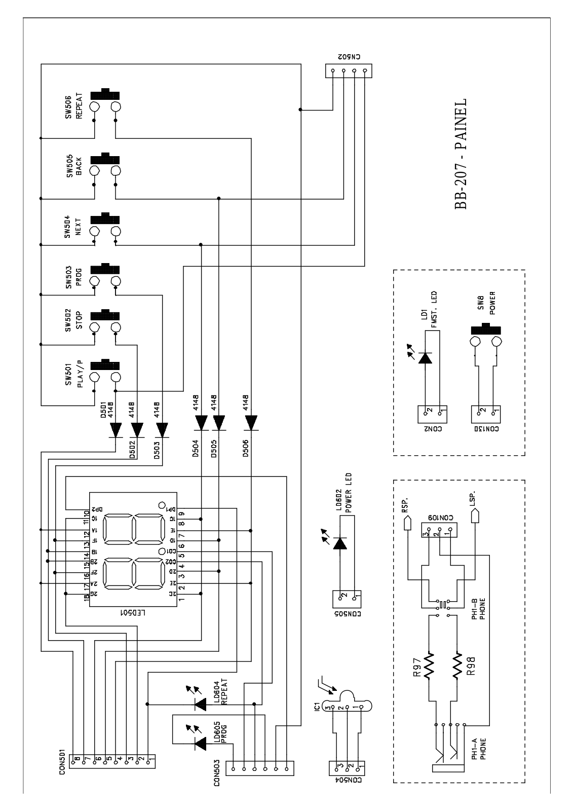 Lenoxx BB-207 Schematic