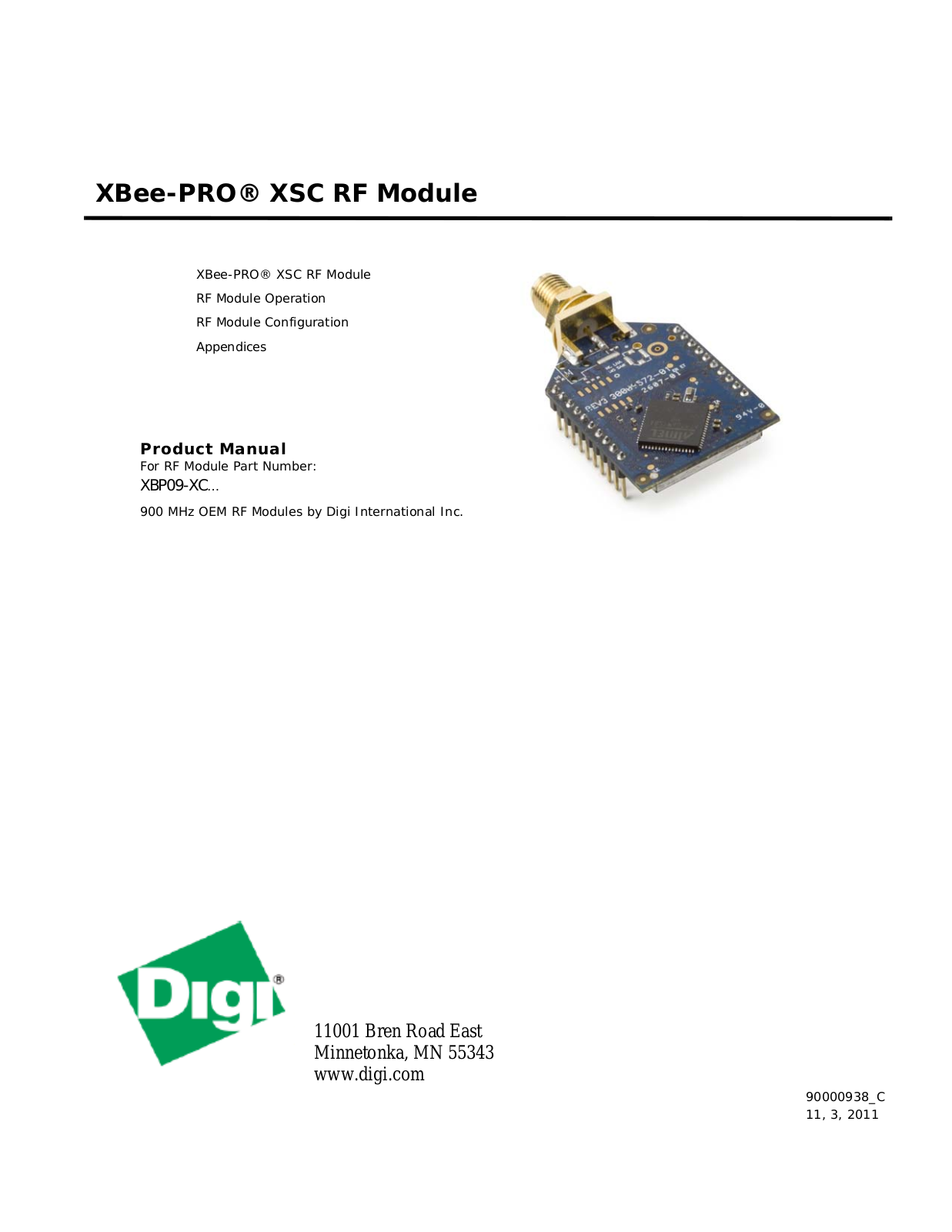 Digi XBPS3B User Manual