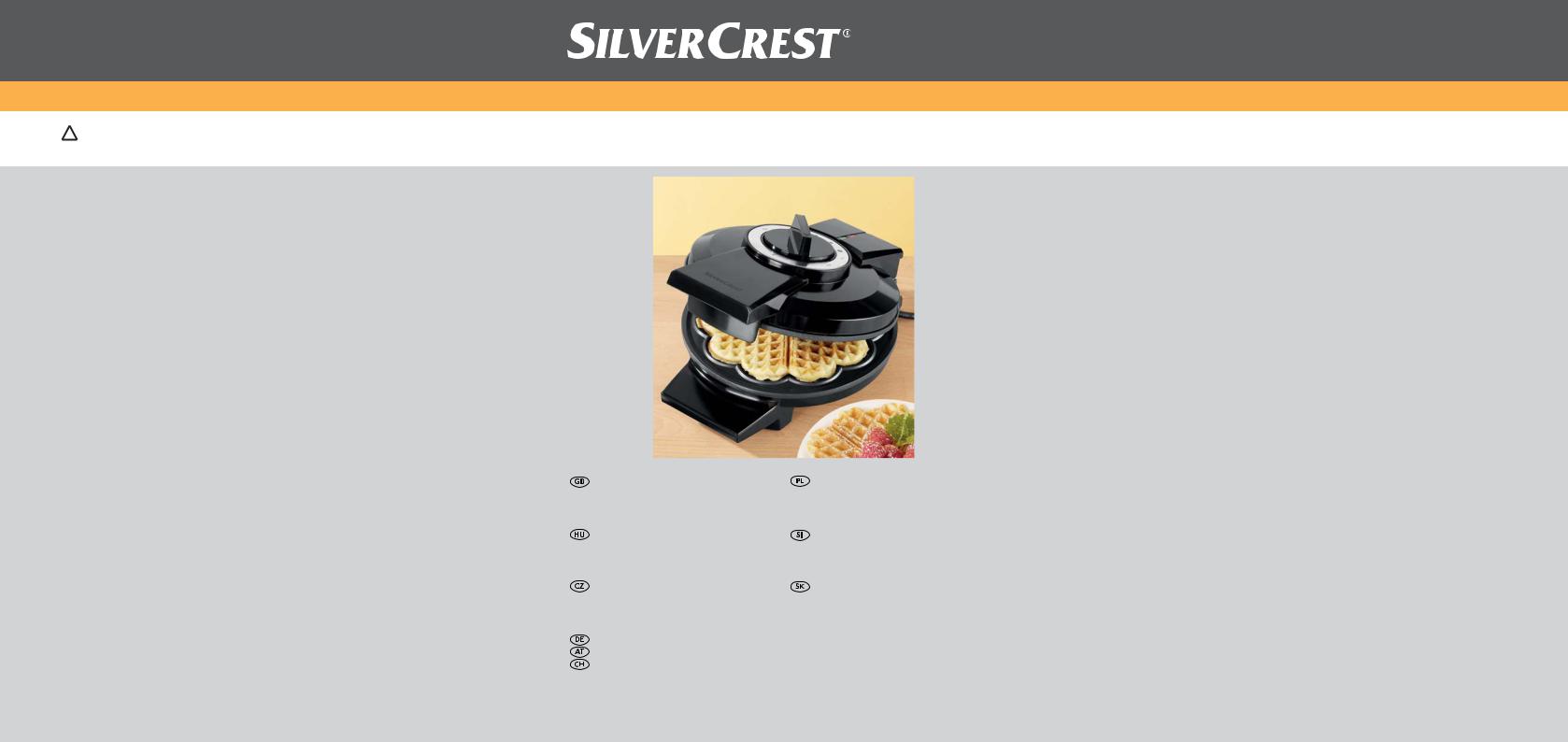Silvercrest SWE 1200 A1 User Manual