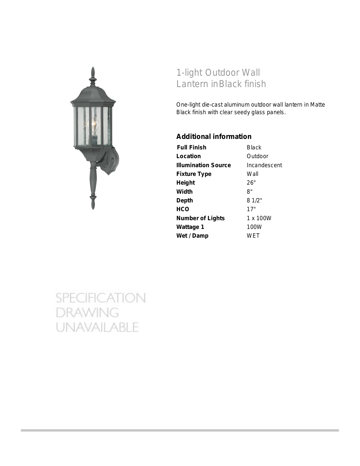 Lark Manor™ THPS8331 Specifications - ManualMachine.com