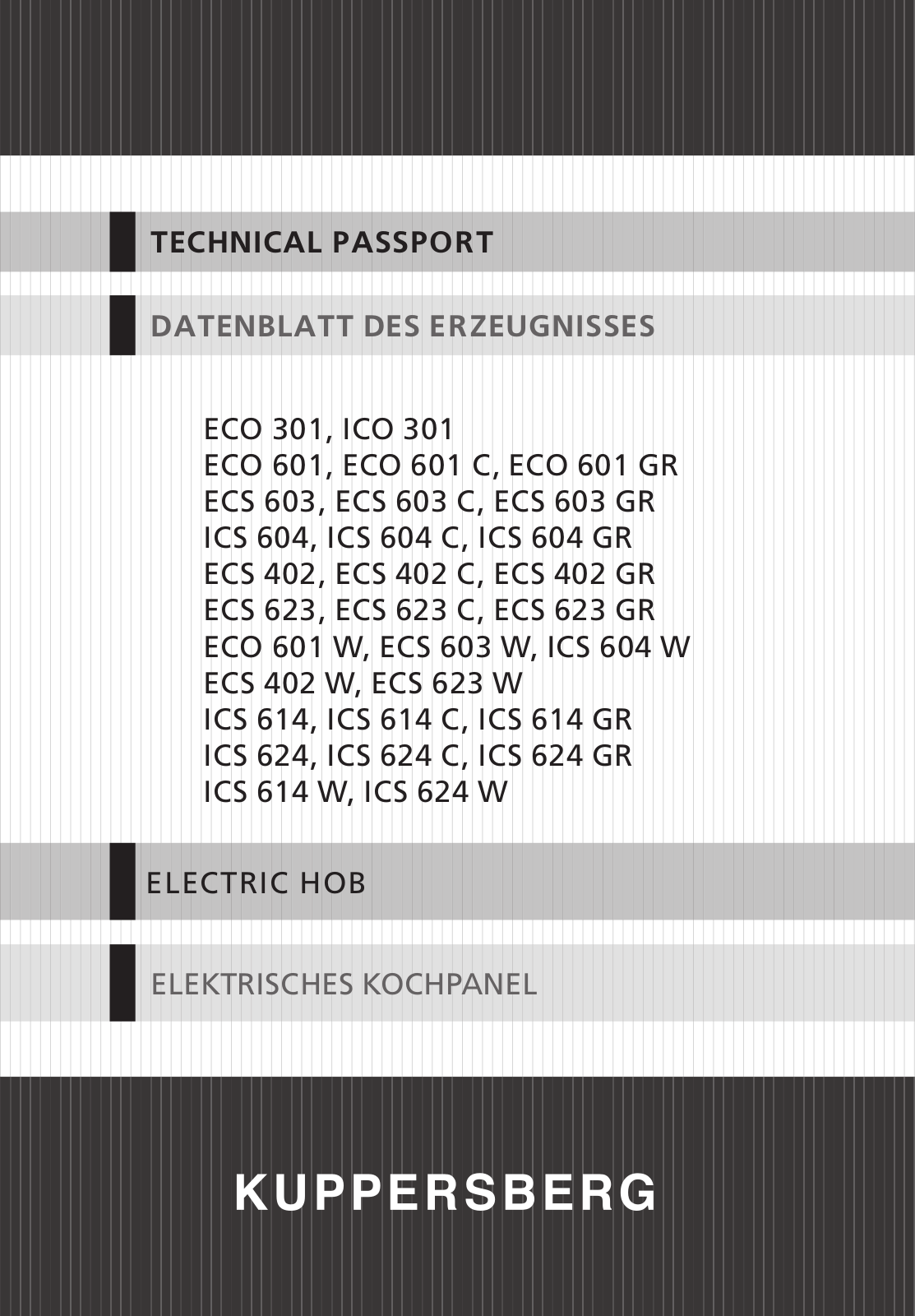 Kuppersberg ICS 624 User Manual