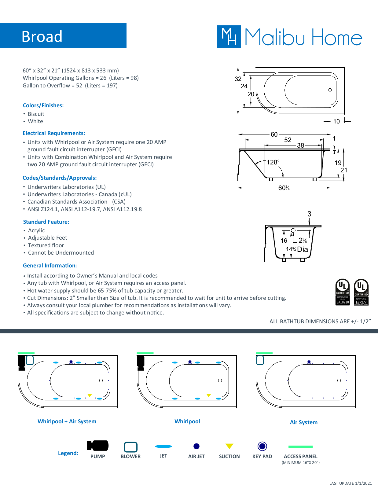 Malibu Home MLHM1269 Specifications - ManualMachine.com