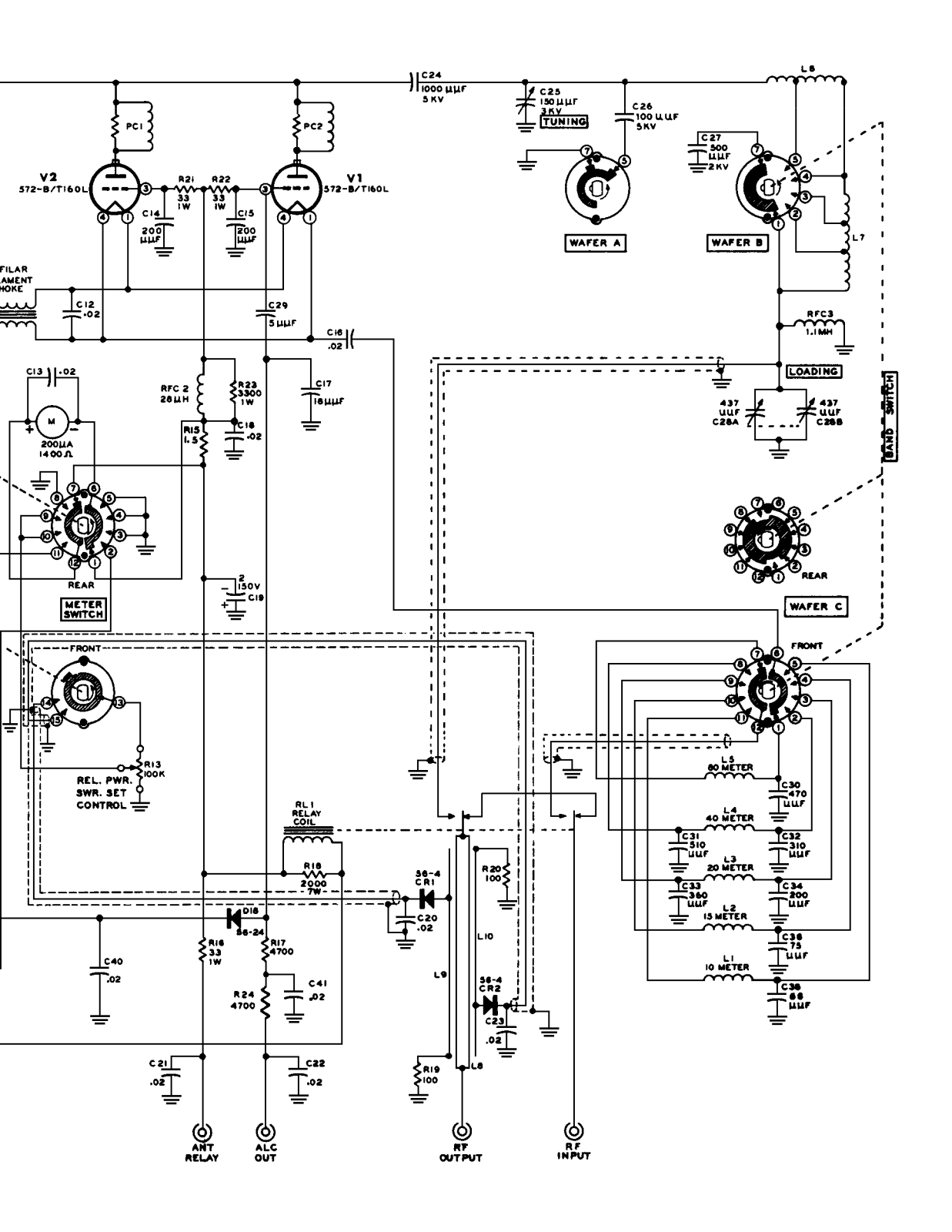 HEATHKIT SB-200 SCHEMATIC