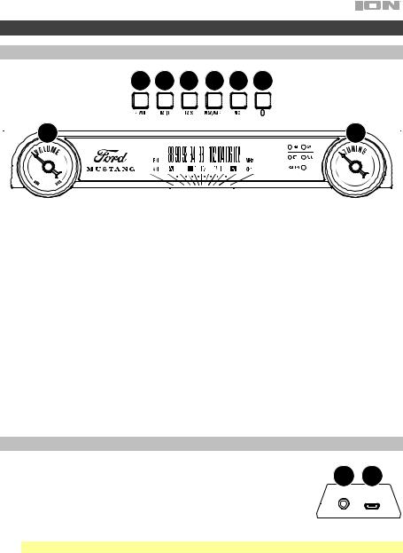 ION Audio Mustang Stereo User Manual