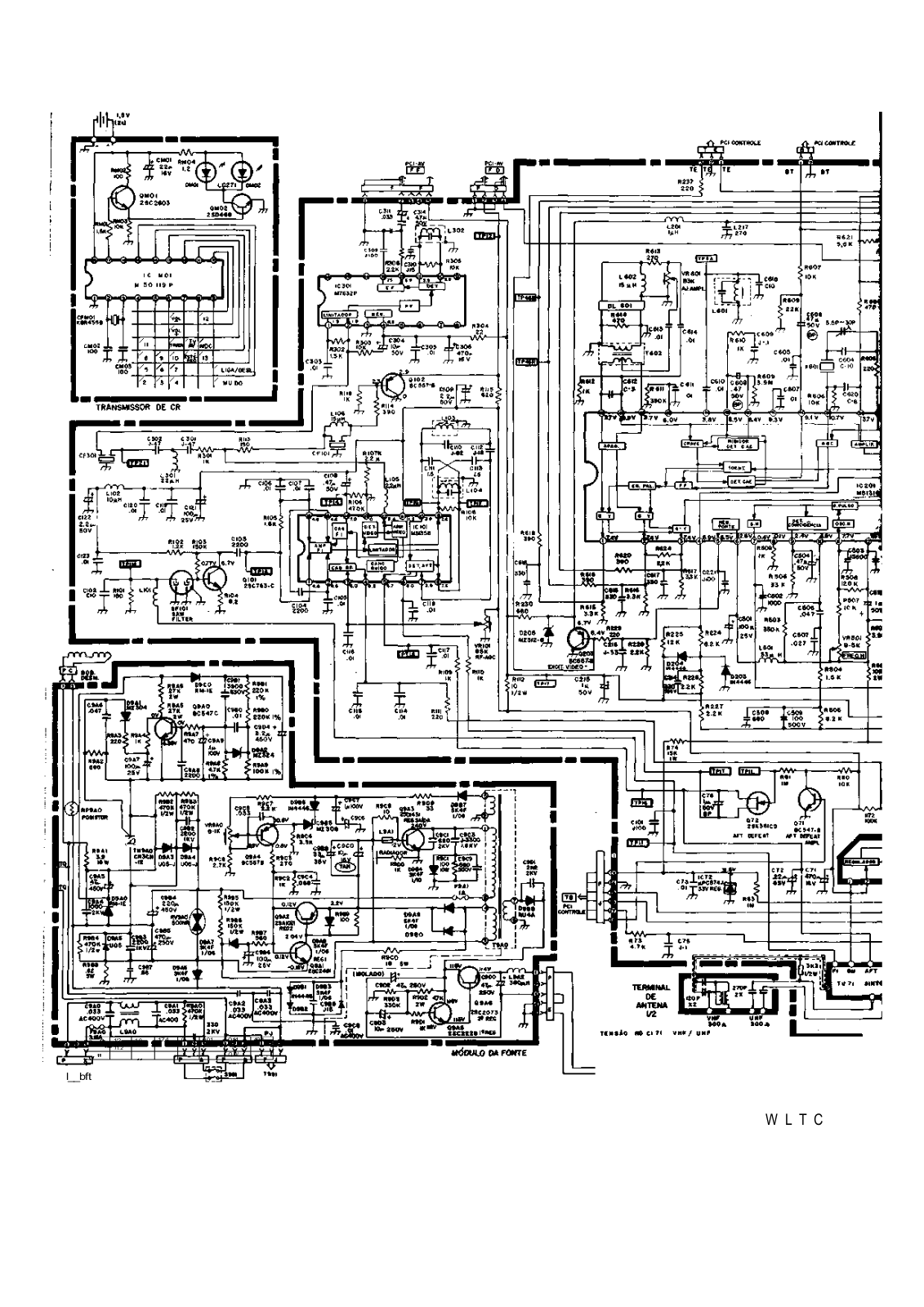 Mitsubishi TC2031 Schematic