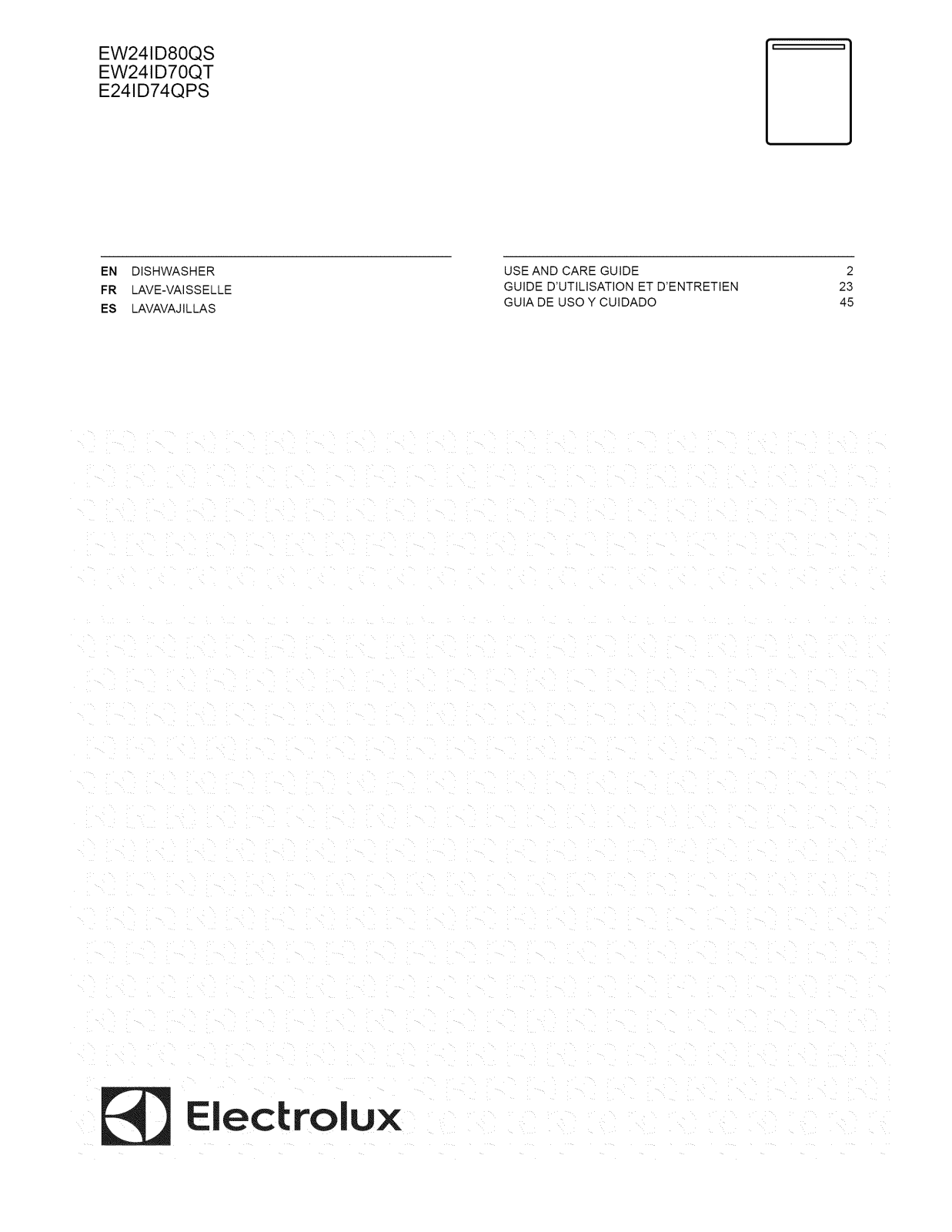 Electrolux EW24ID70QT4A, EW24ID80QS4A, EW24ID80QS3A, EW24ID70QT3A, E24ID74QPS4A Owner’s Manual