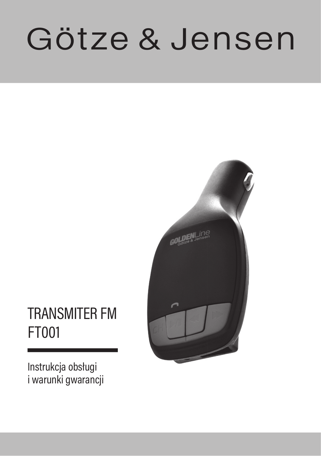 GOTZE & JENSEN FT001 User guide - ManualMachine.com
