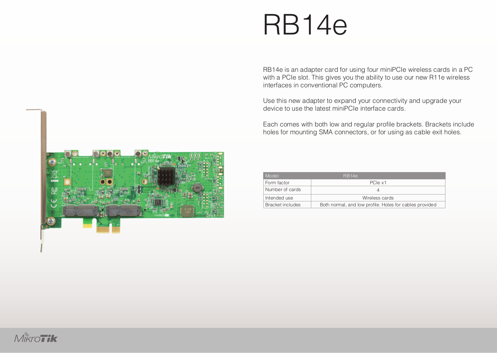 MikroTik RB14e User Manual