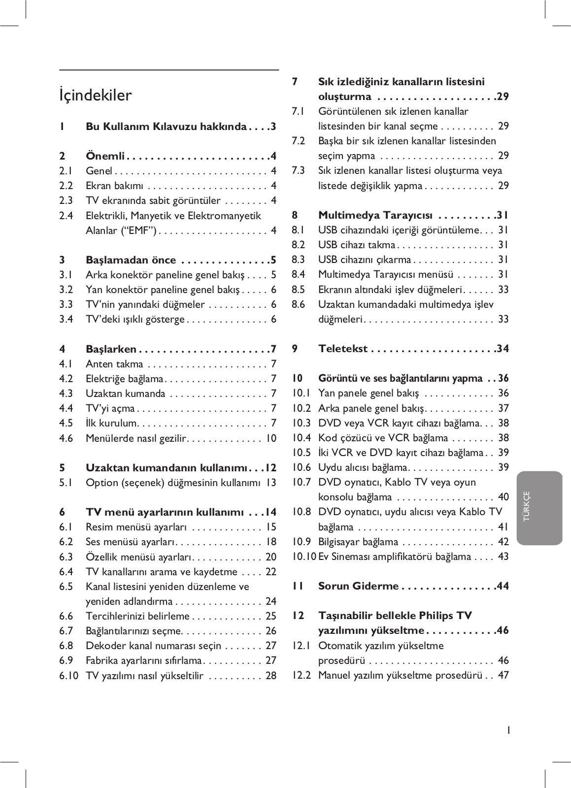 PHILIPS 42PFL7332, 37PFL7332, 32PFL7332 User Manual