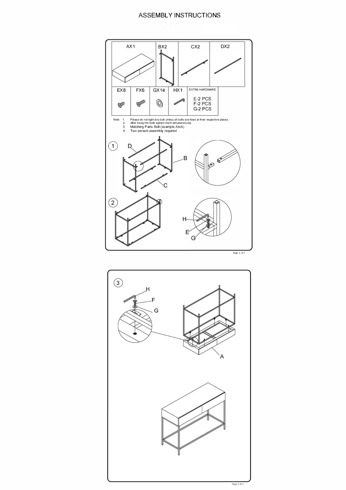 Steelside BNZB1287 Installation & Assembly - ManualMachine.com