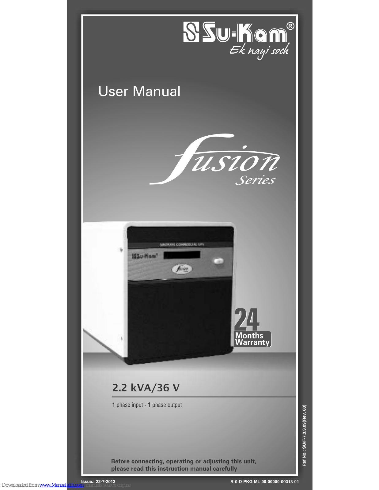 Su-Kam Fusion Series User Manual - ManualMachine.com
