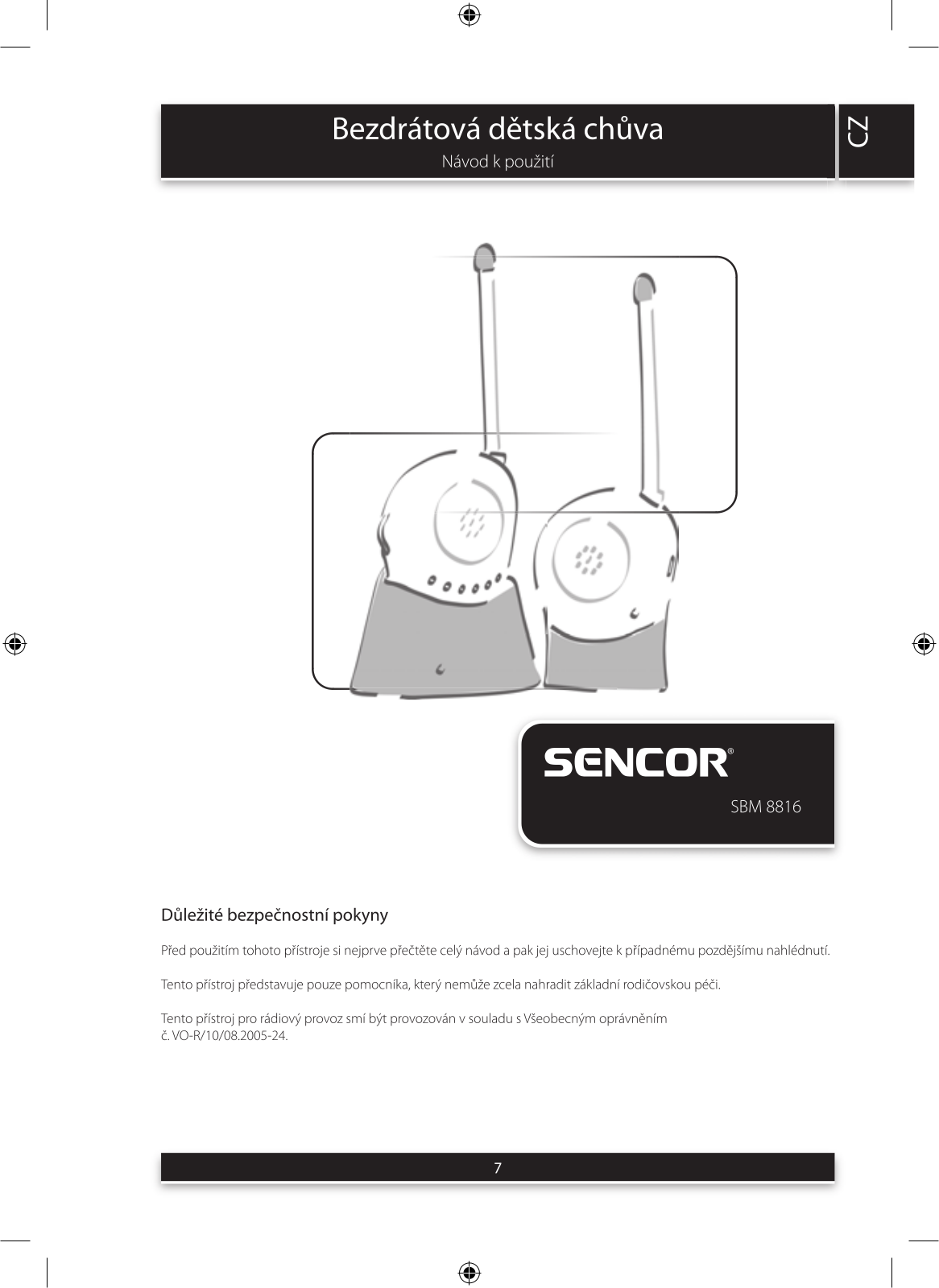 Sencor SBM 8816 User Manual