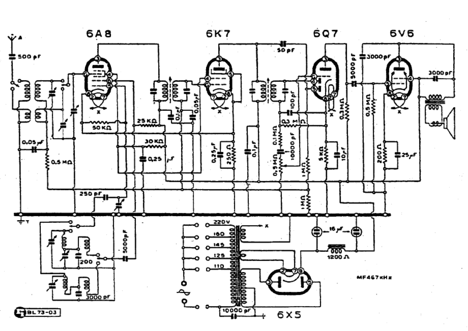 Radio Preziosa rn5 schematic