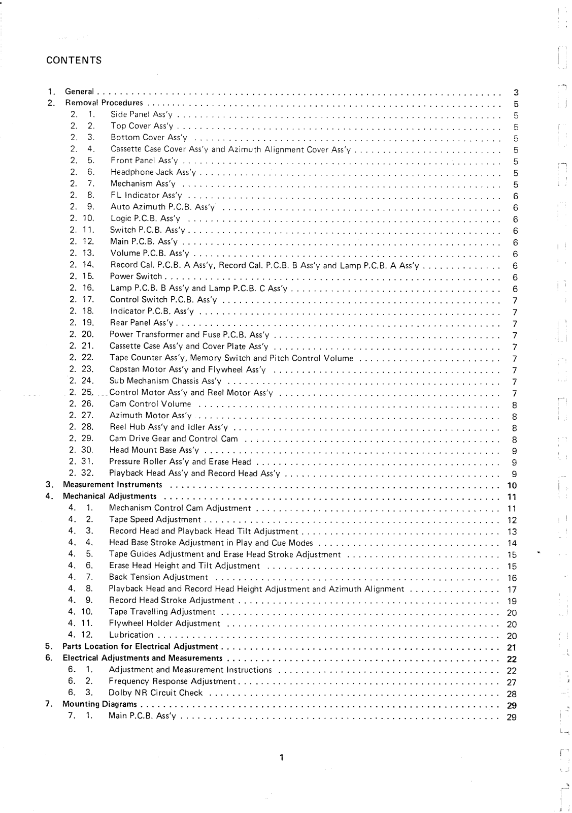 Nakamichi 680ZX SERVICE MANUAL