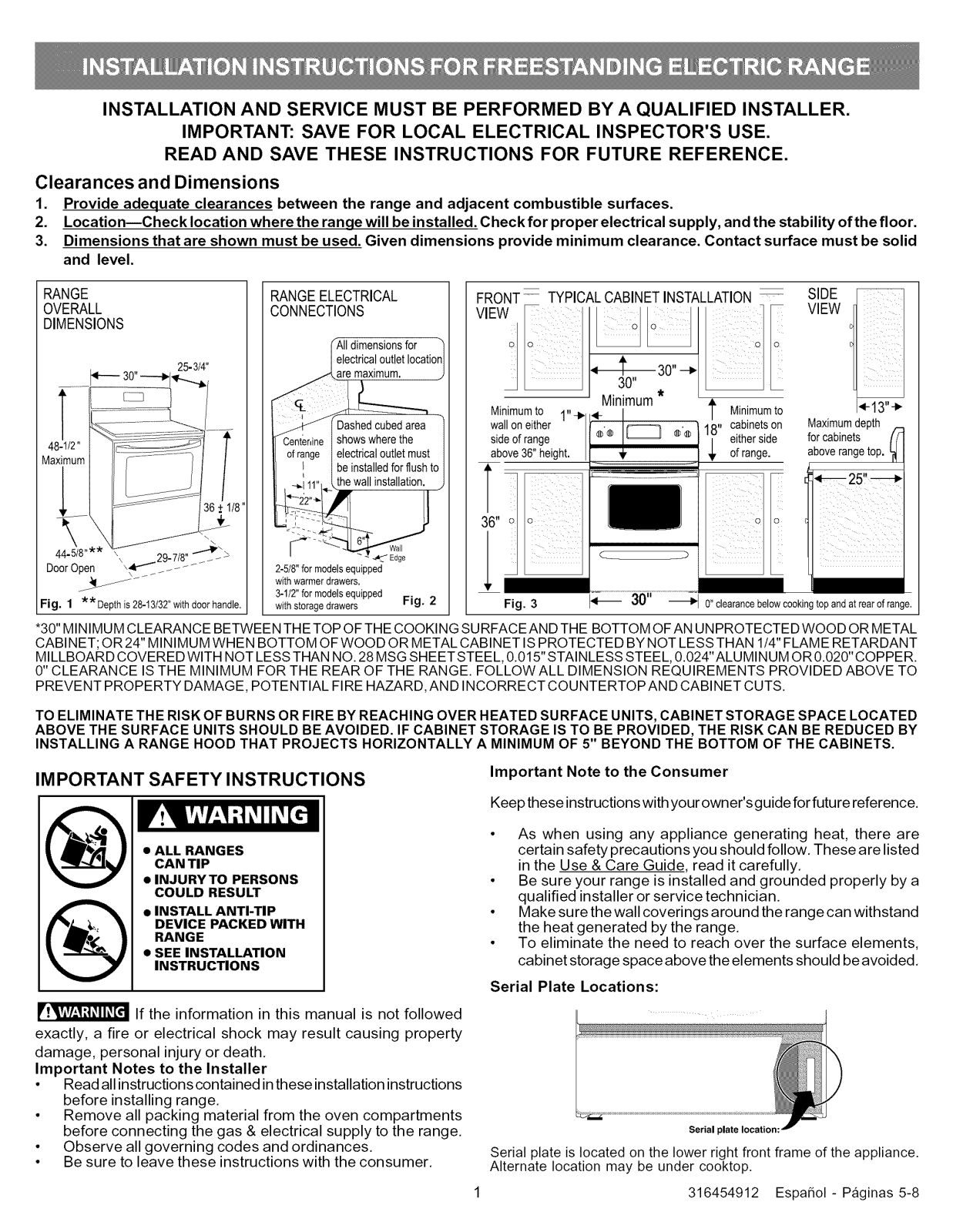 Kenmore 79097443801, 79091413011 Installation Guide - ManualMachine.com