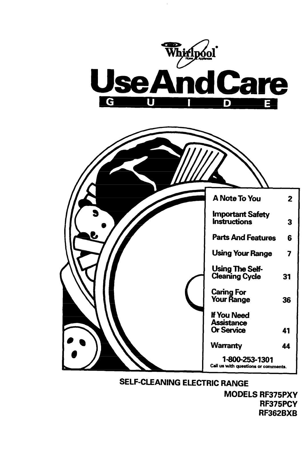 Whirlpool RF362BXB, RF375PCY User Manual - ManualMachine.com