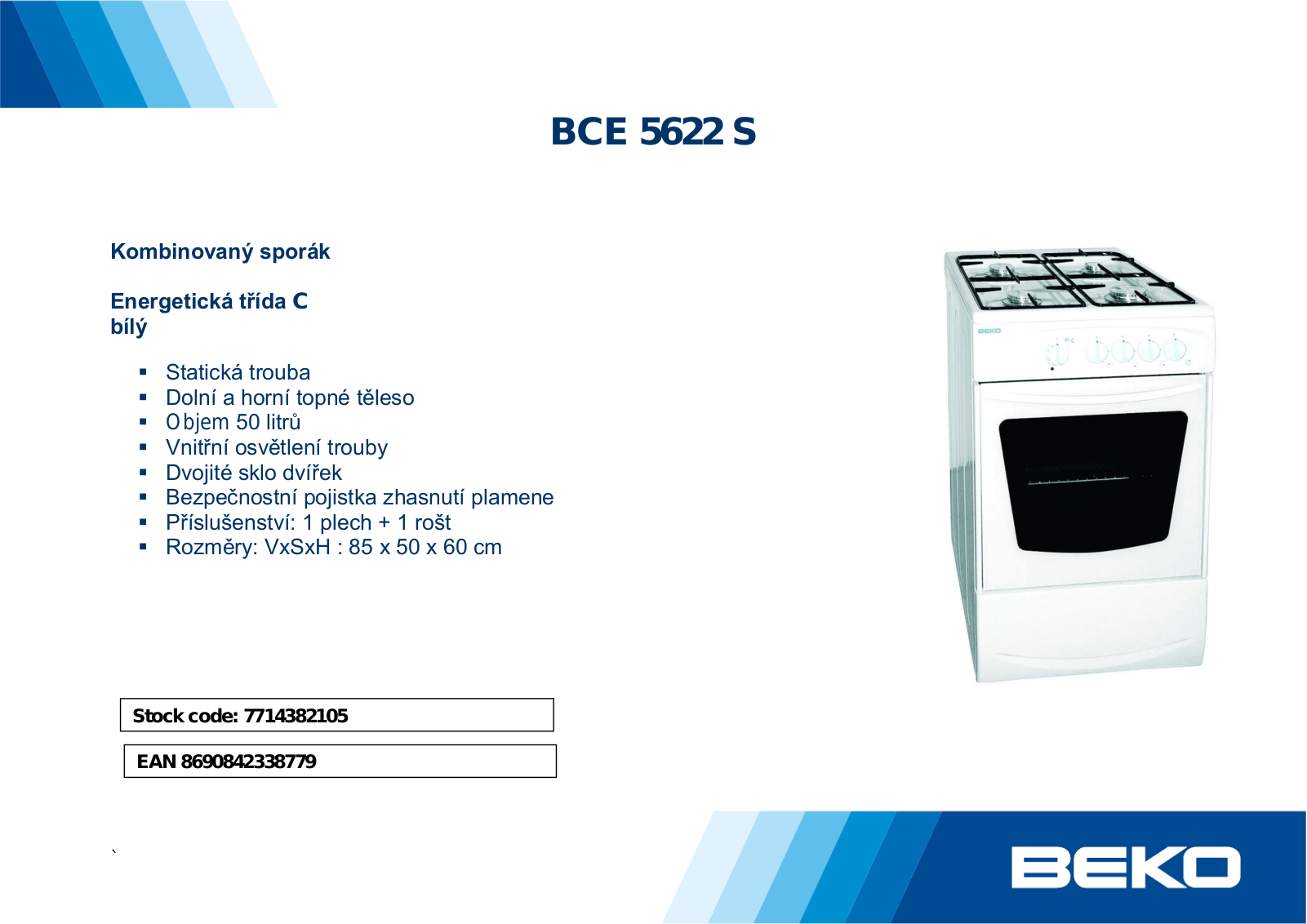 Beko BCE 5622 S User Manual