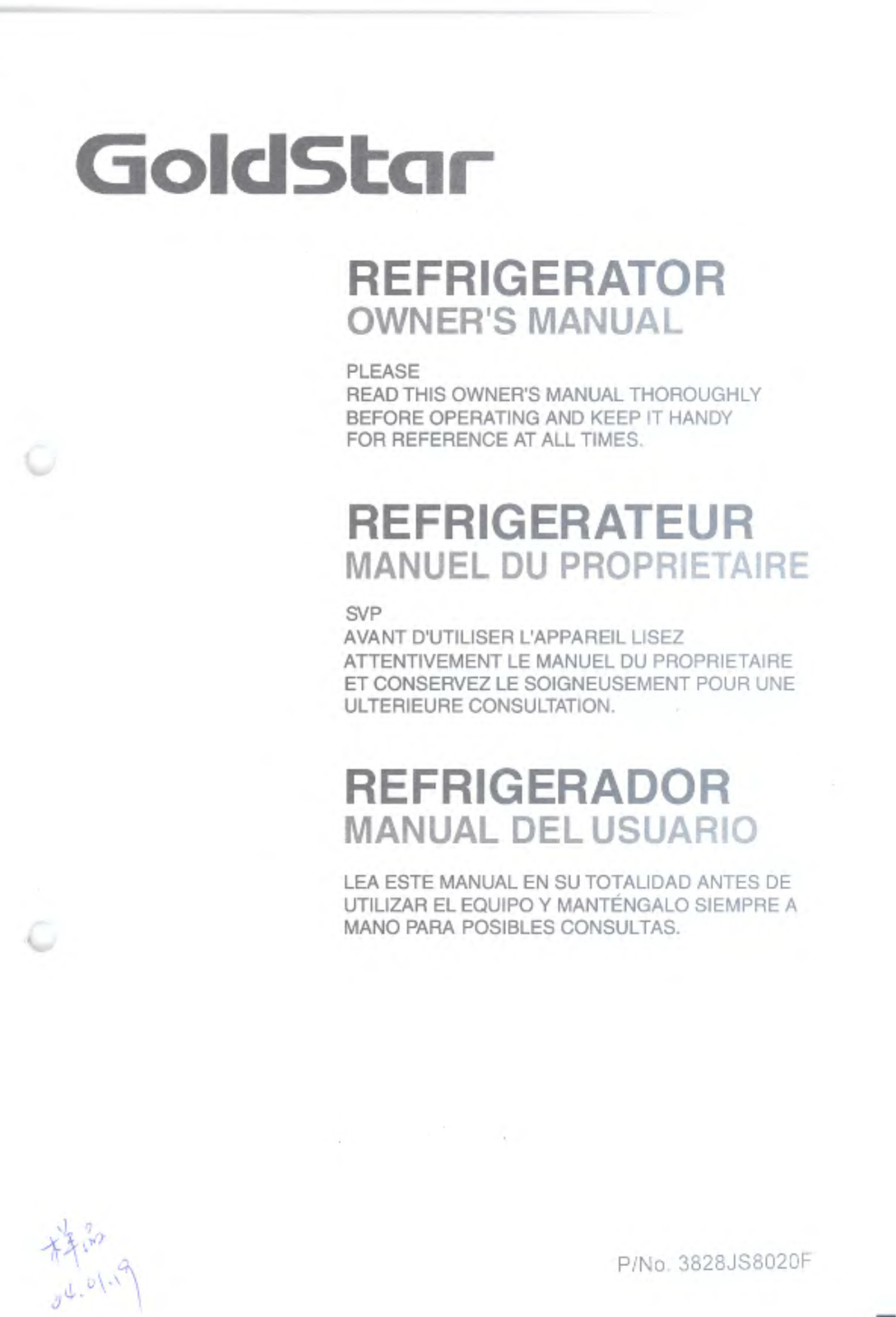 LG GC-131CW User Manual