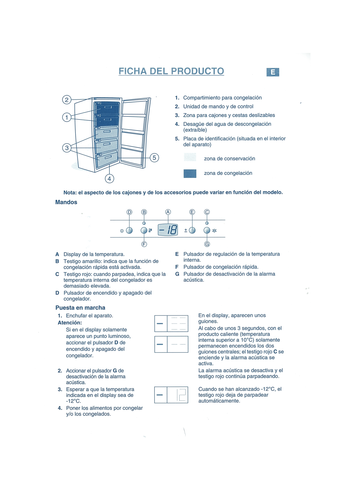 Whirlpool AFG 378/G INSTRUCTION FOR USE