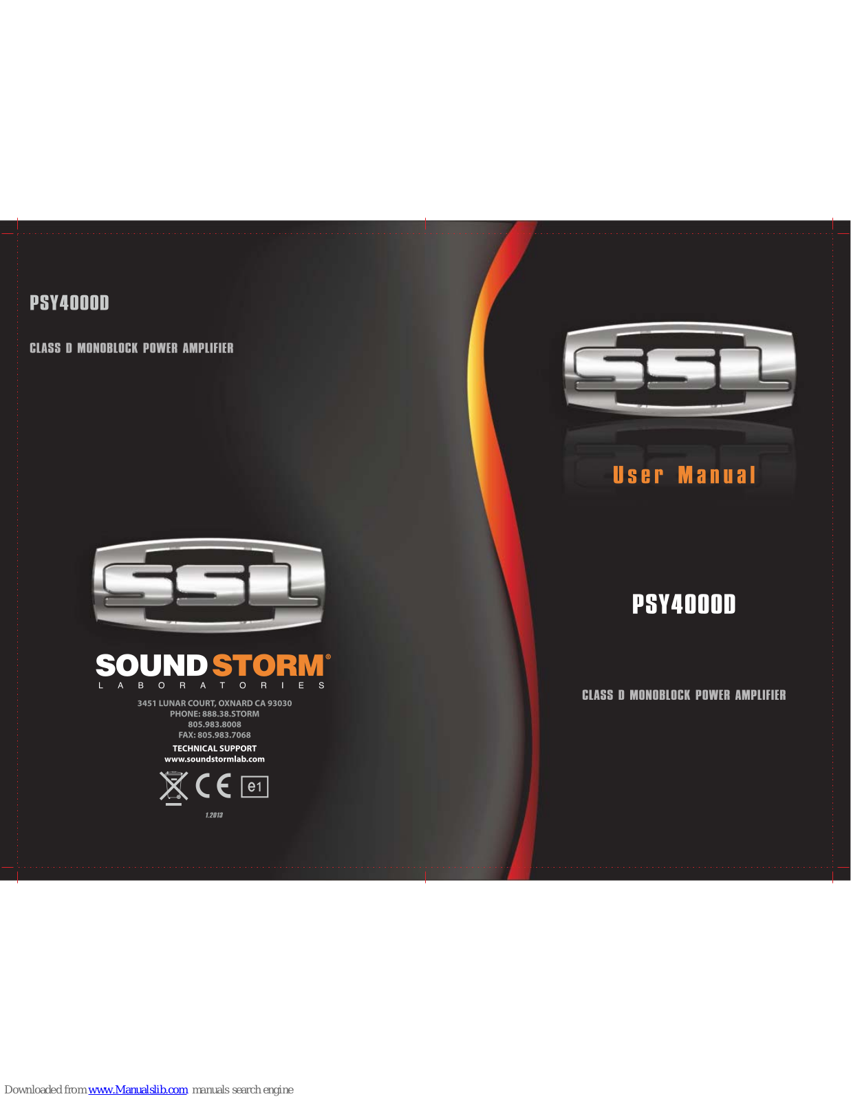 Ssl PSY4000D User Manual