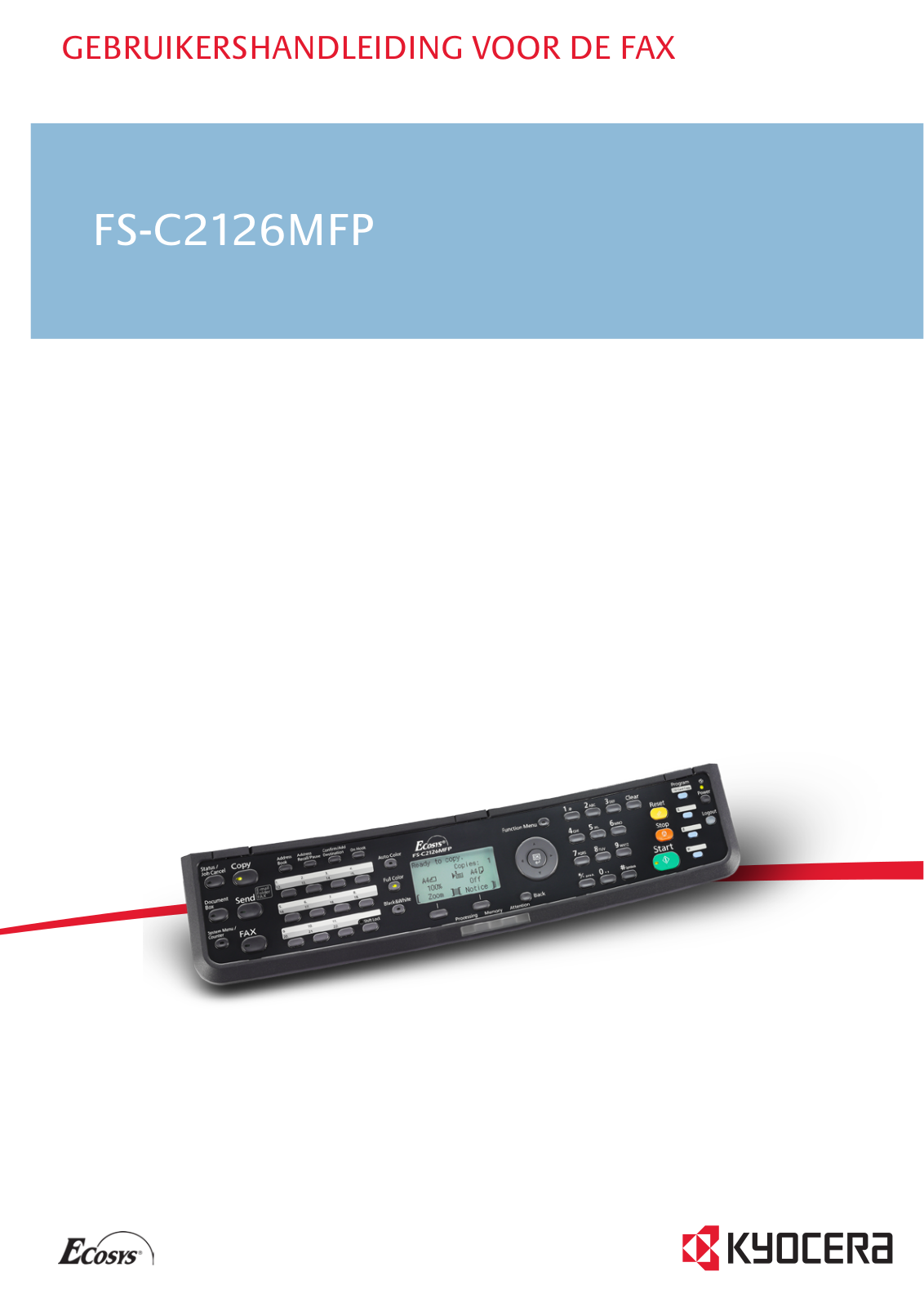 Kyocera FS-C2126MFP User Manual