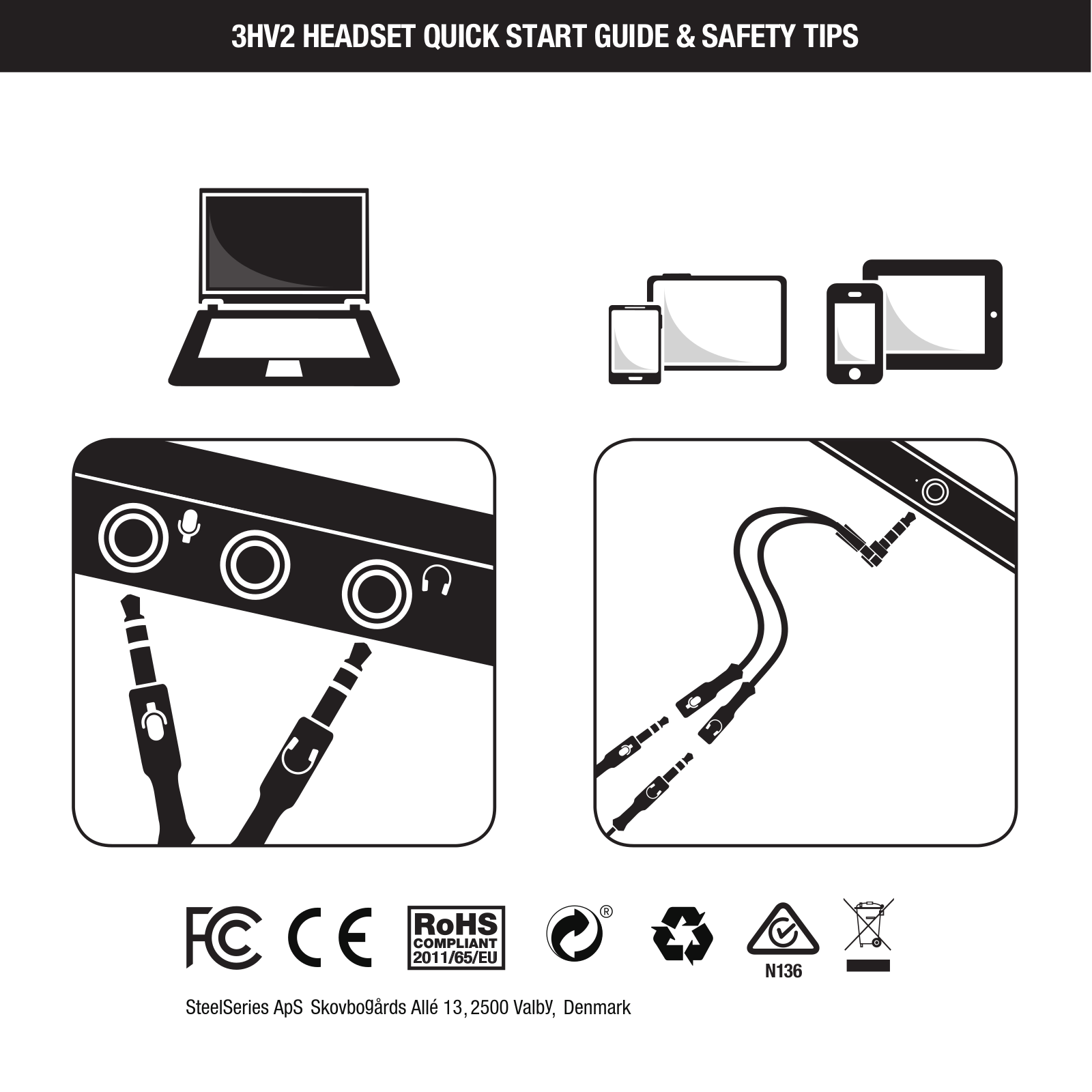 Steelseries 3Hv2 User Manual