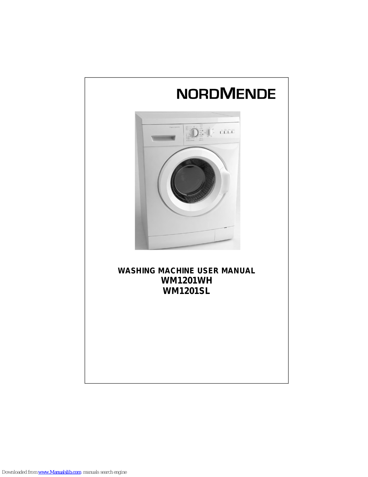 Nordmende WM1201WH, WM1201SL User Manual