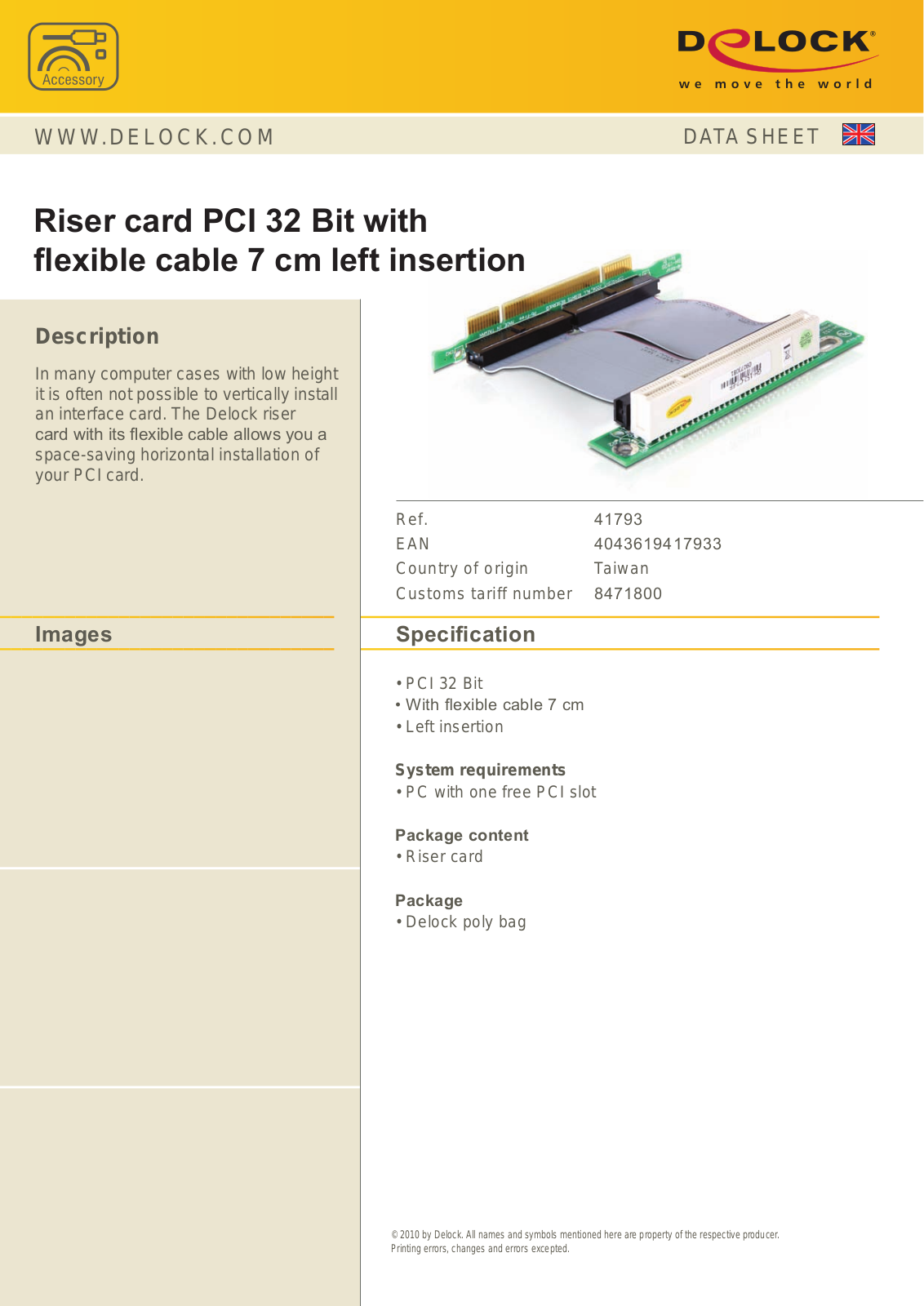 DeLOCK 41793 User Manual