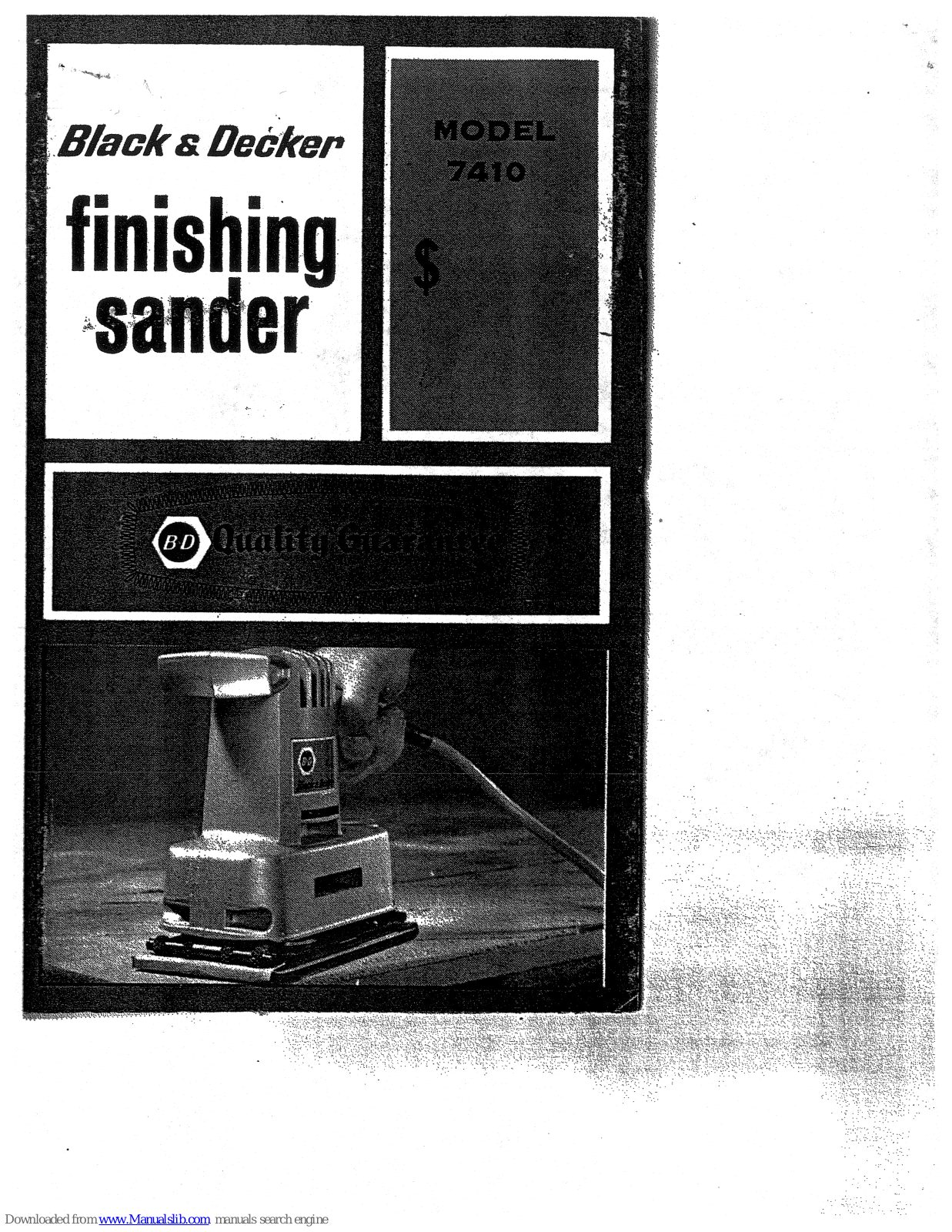 Black & Decker 7410 User Manual - ManualMachine.com