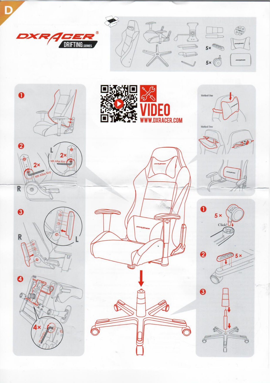 DXRacer OH-FD99-N User Manual