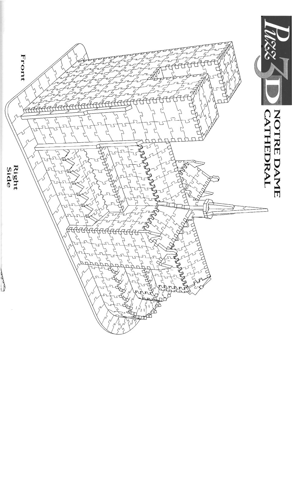 Hasbro PUZZ 3D NOTRE DAME CATHEDRAL User Manual