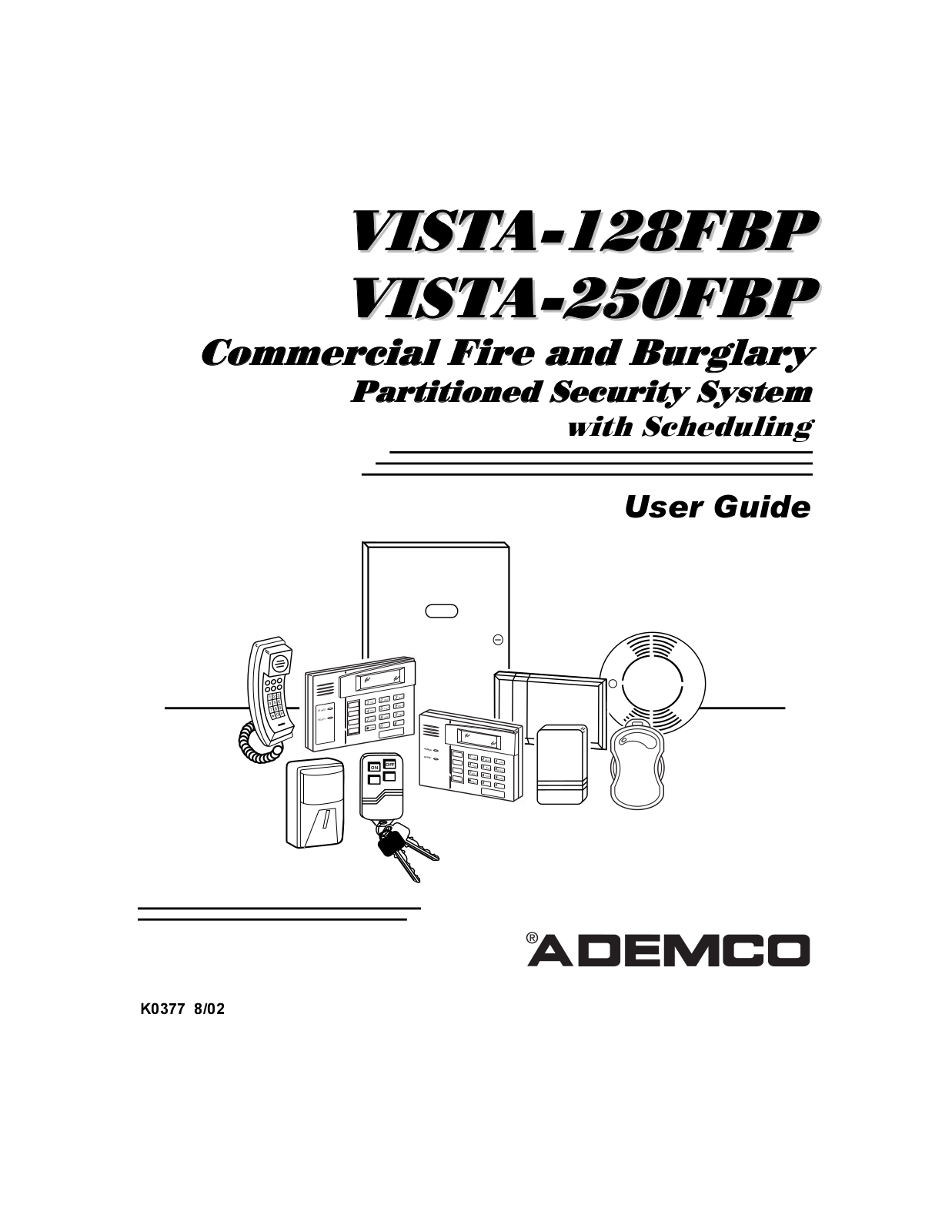 SEKURE Ademco Vista-250FBP User's Manual