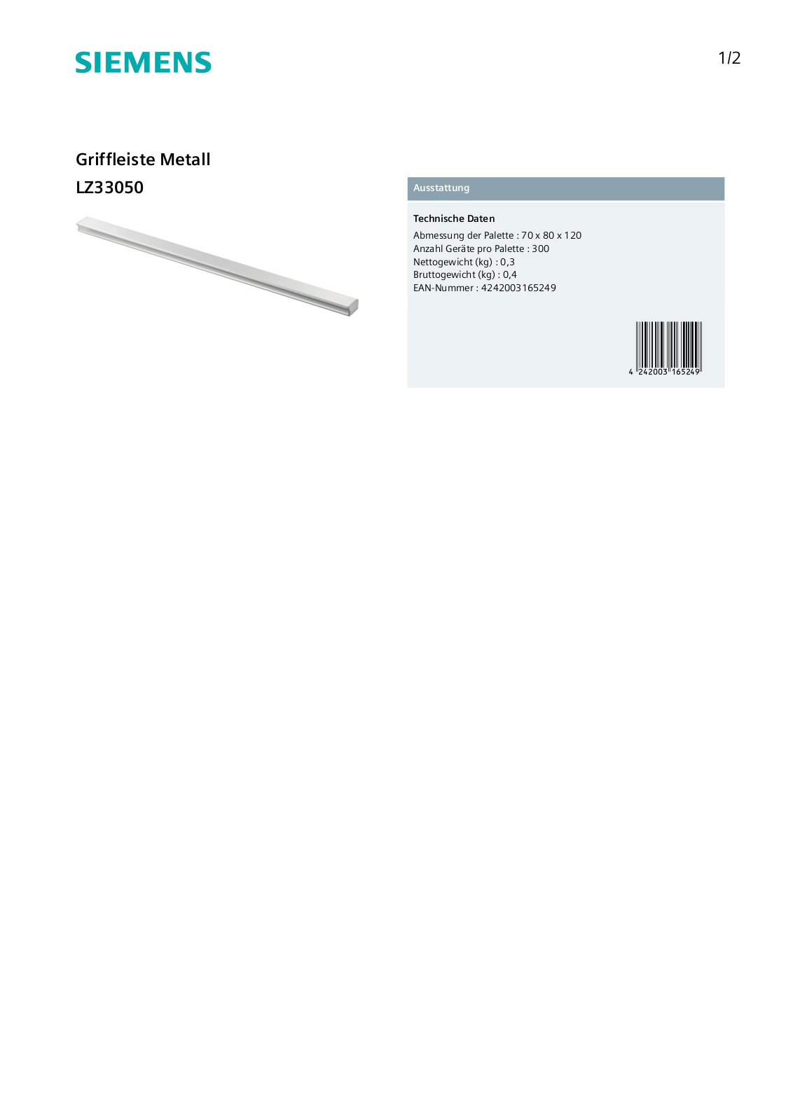 Siemens LZ33050 User Manual