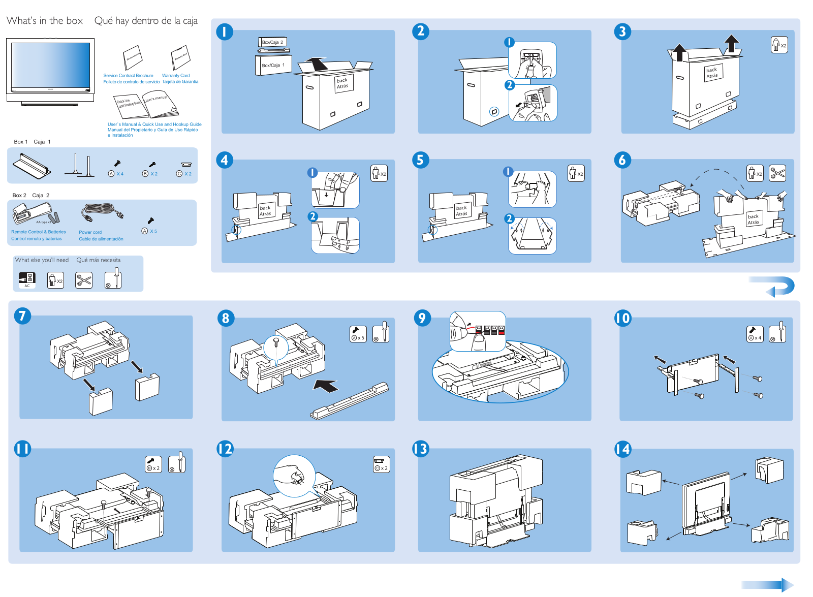 Philips 42MF531D/37B, 42MF521D/37B, 42MF521D/37, 42MF531D/37 hook up guide - ManualMachine.com