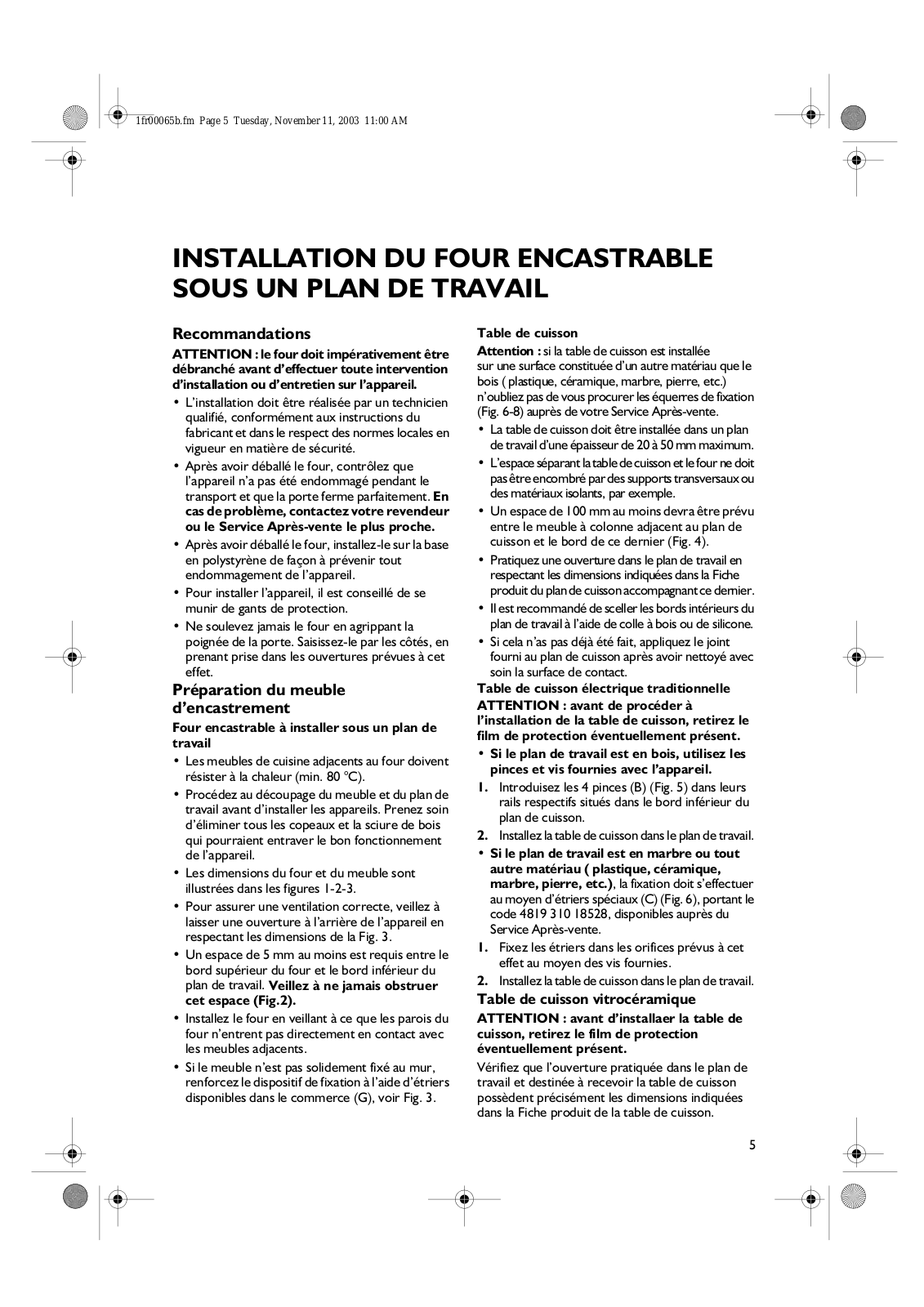 WHIRLPOOL AKP 300 IX, AKP 310 WH, AKP 376 AV, AKP 376 WH, AKS 200 AV User Manual