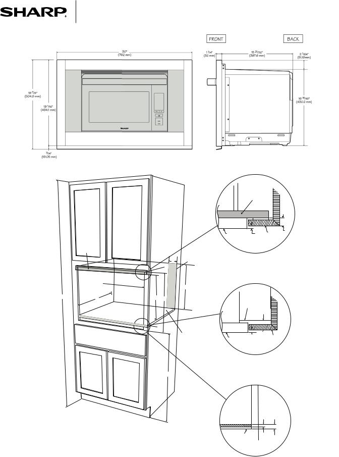 Sharp SSC3088AS PRODUCT SPECIFICATIONS