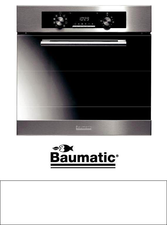 Baumatic P632SS User Manual