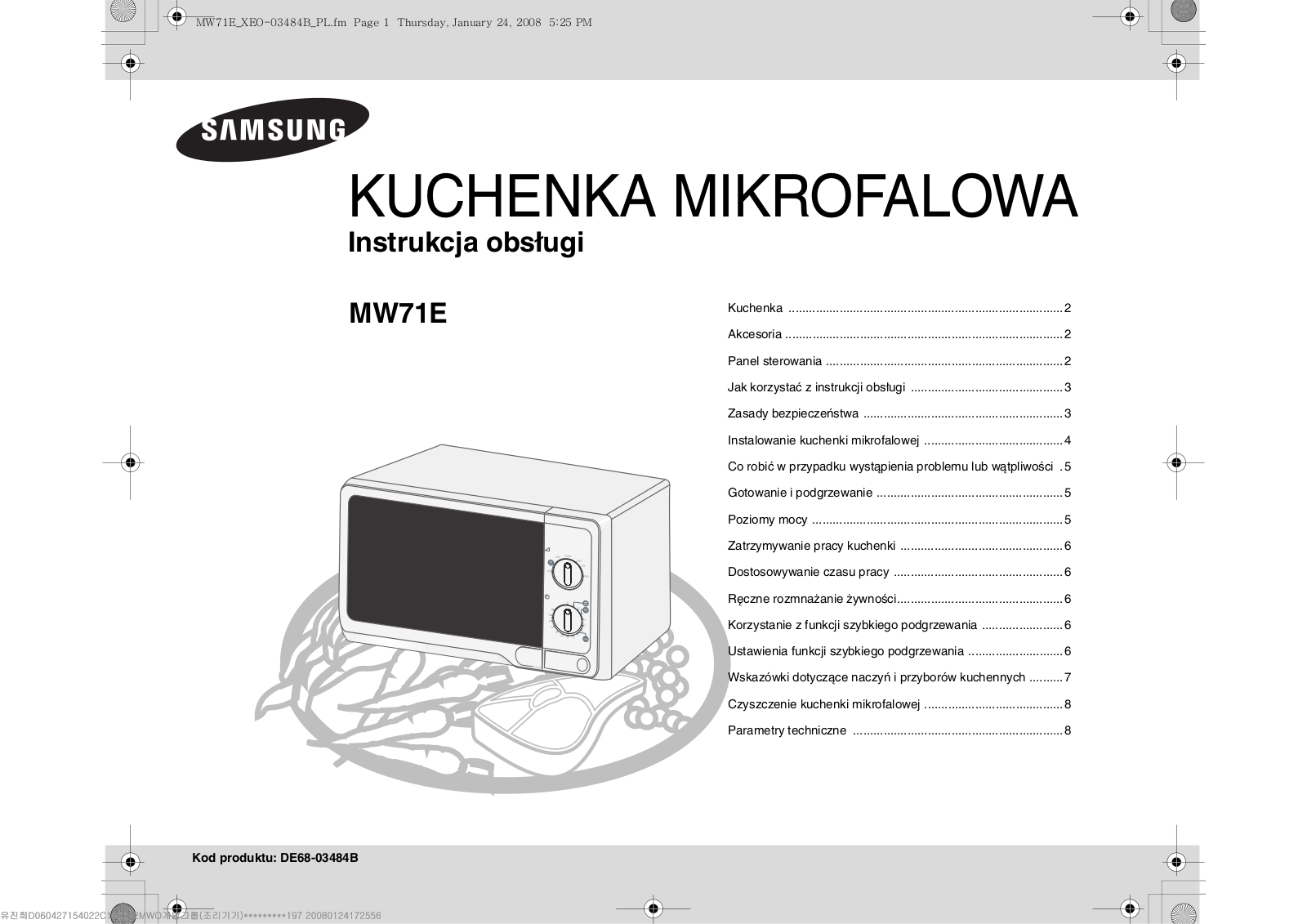 Samsung MW71E User Manual