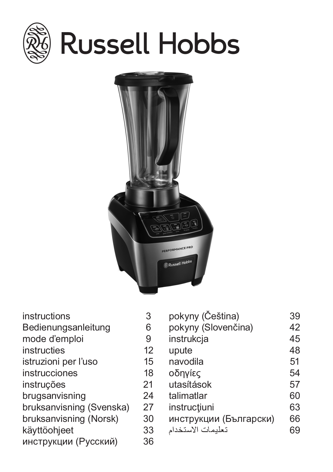 Russell hobbs 22260-56 User Manual