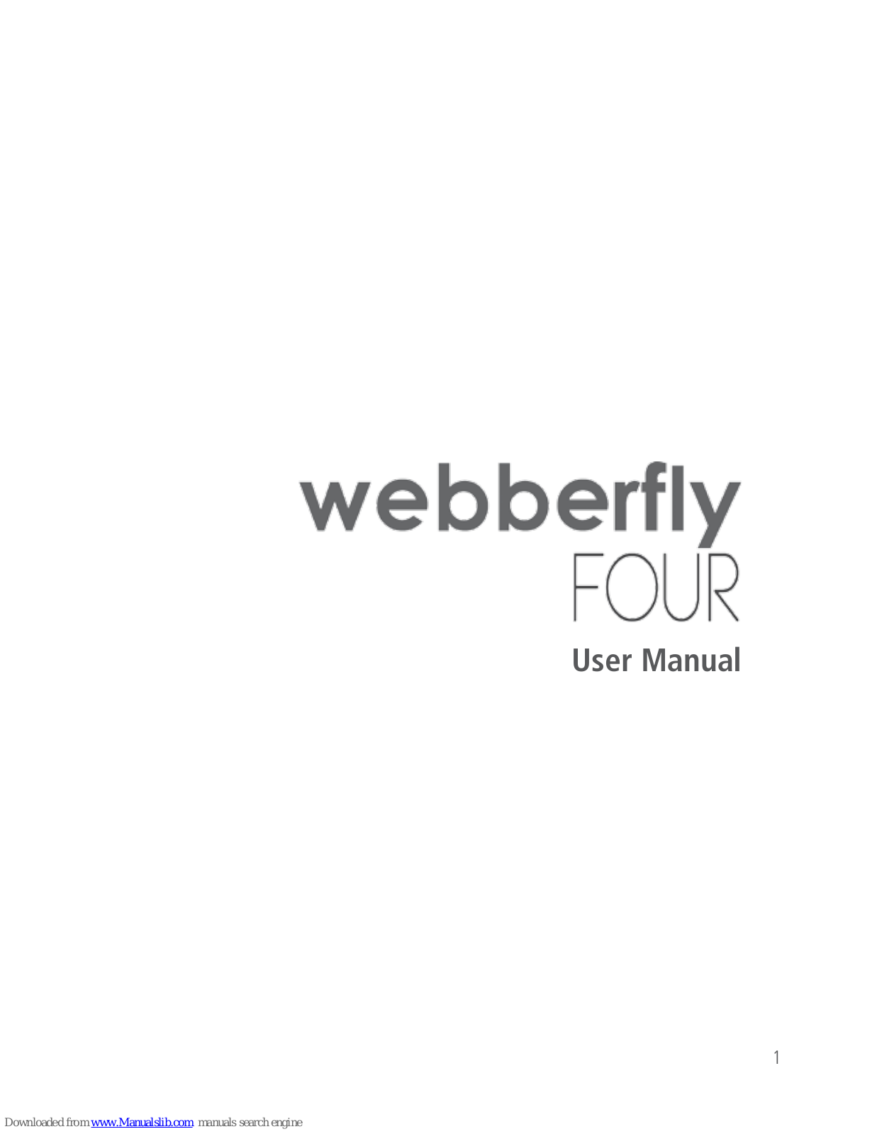 Webberfly Four User Manual
