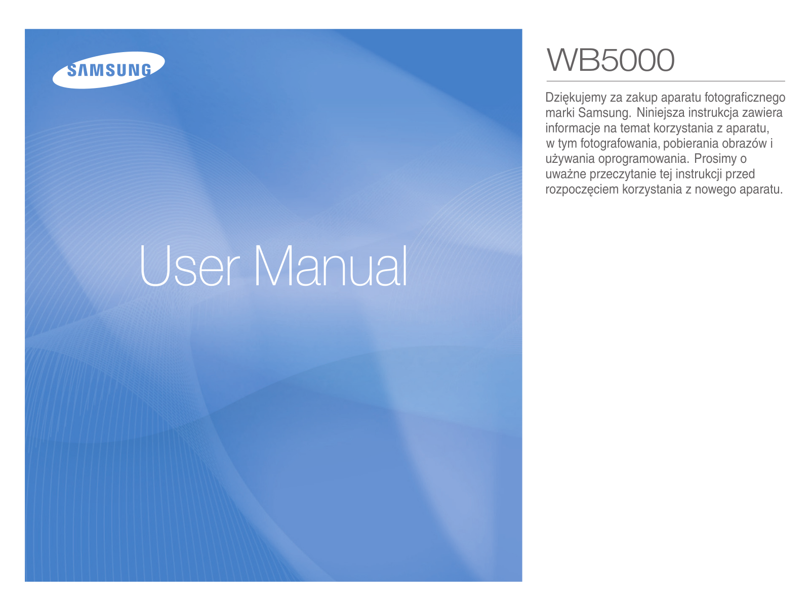 Samsung WB5000 User Manual