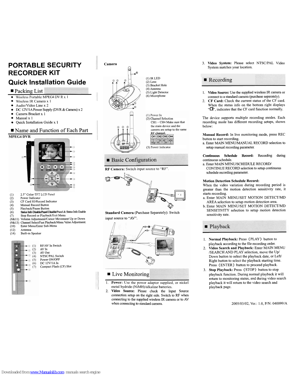 Super Circuits MDVR-10 User Manual - ManualMachine.com