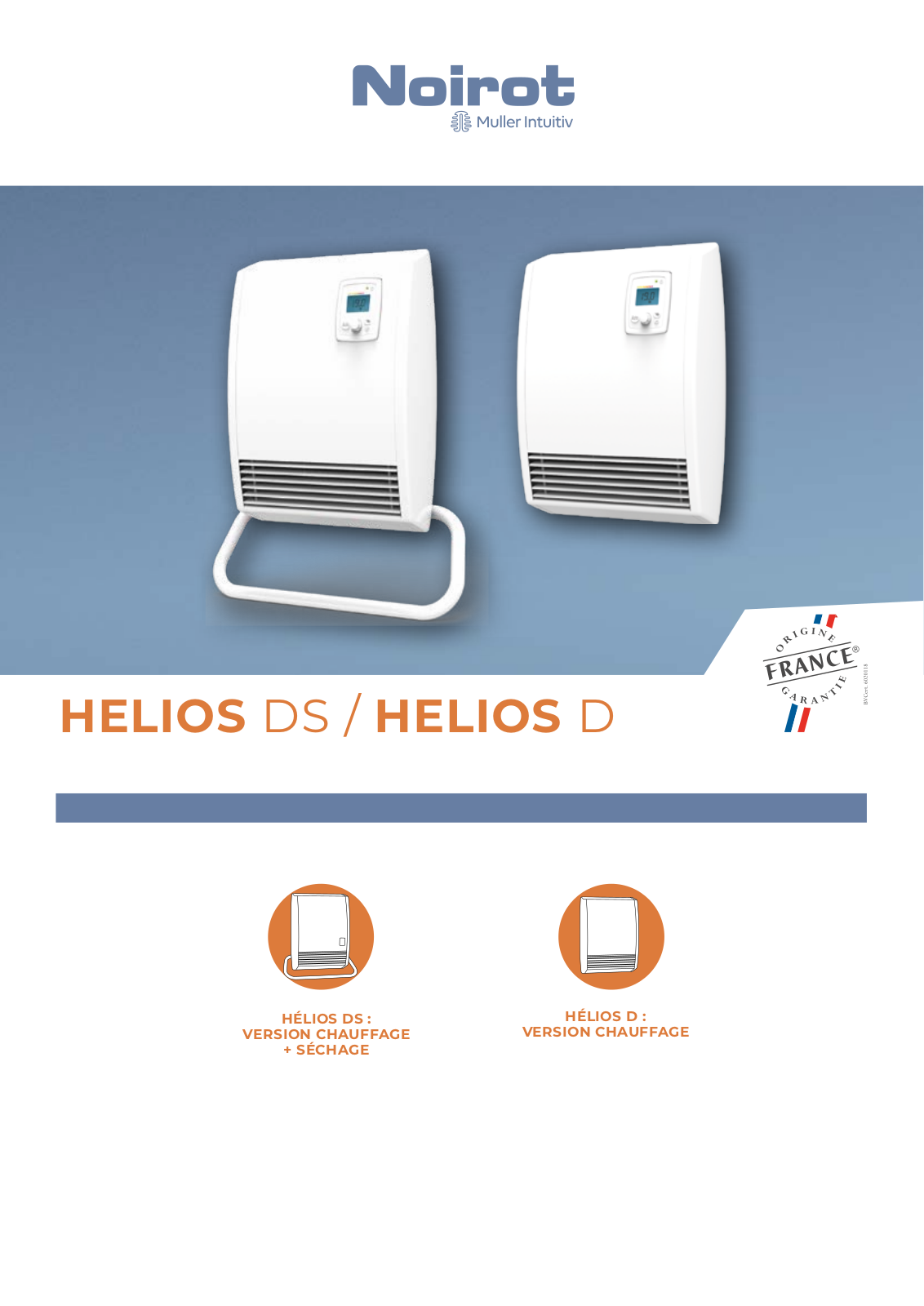 Noirot HELIOS DS, HELIOS D Specification - ManualMachine.com