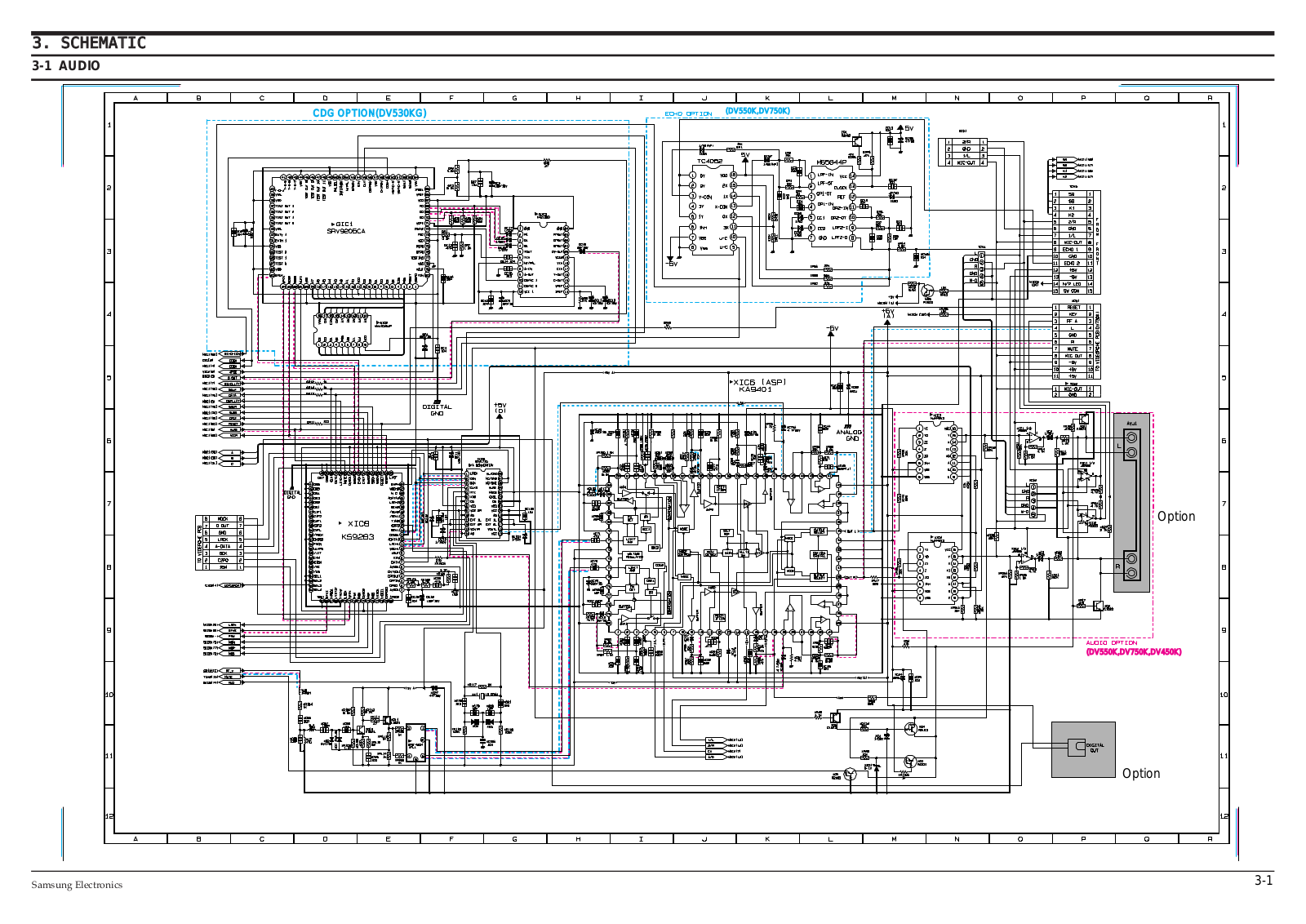 Samsung DV470 Schematics Diagram