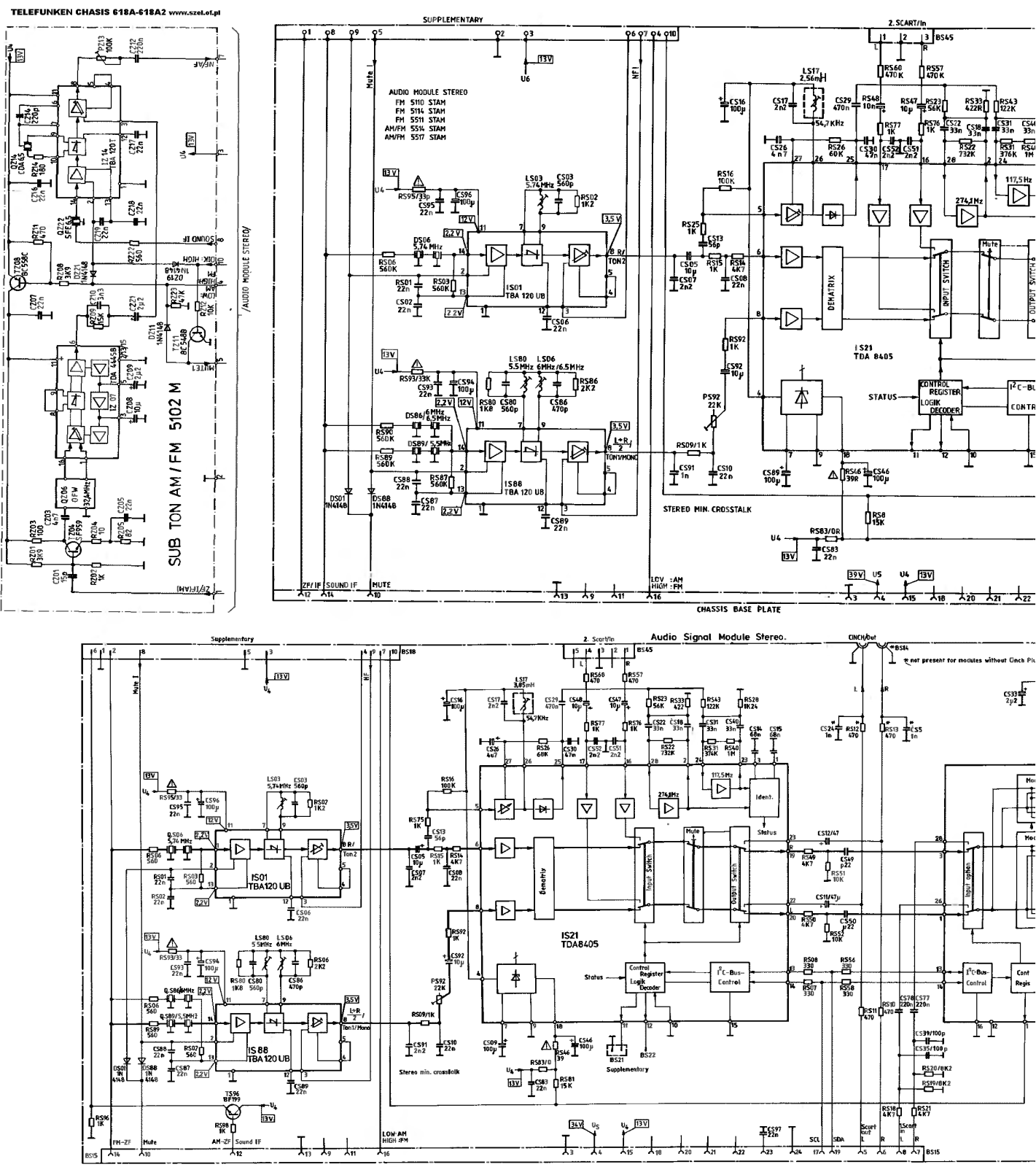 Telefunken 618 Schematic