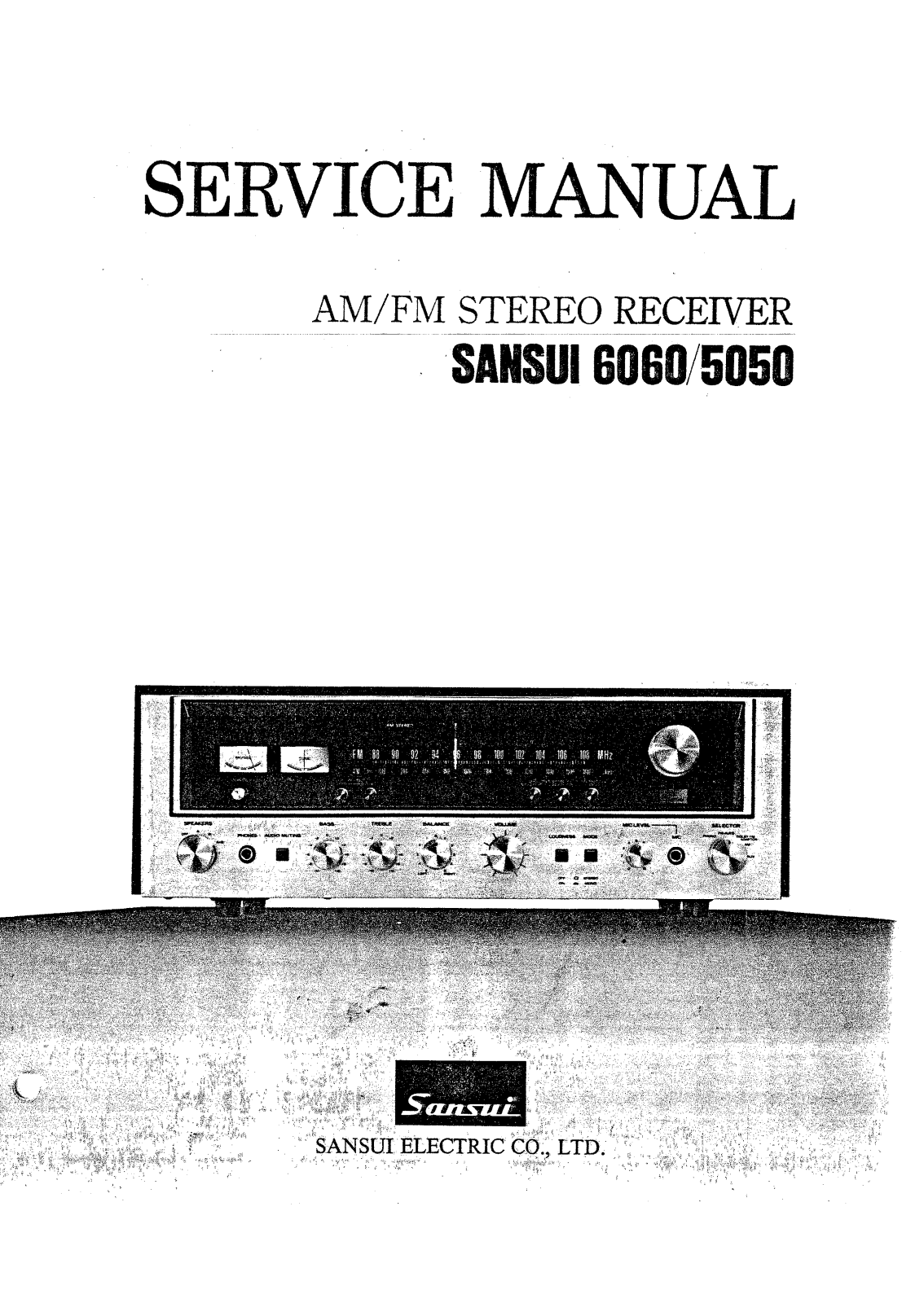 Sansui 6060, 5050 Schematic