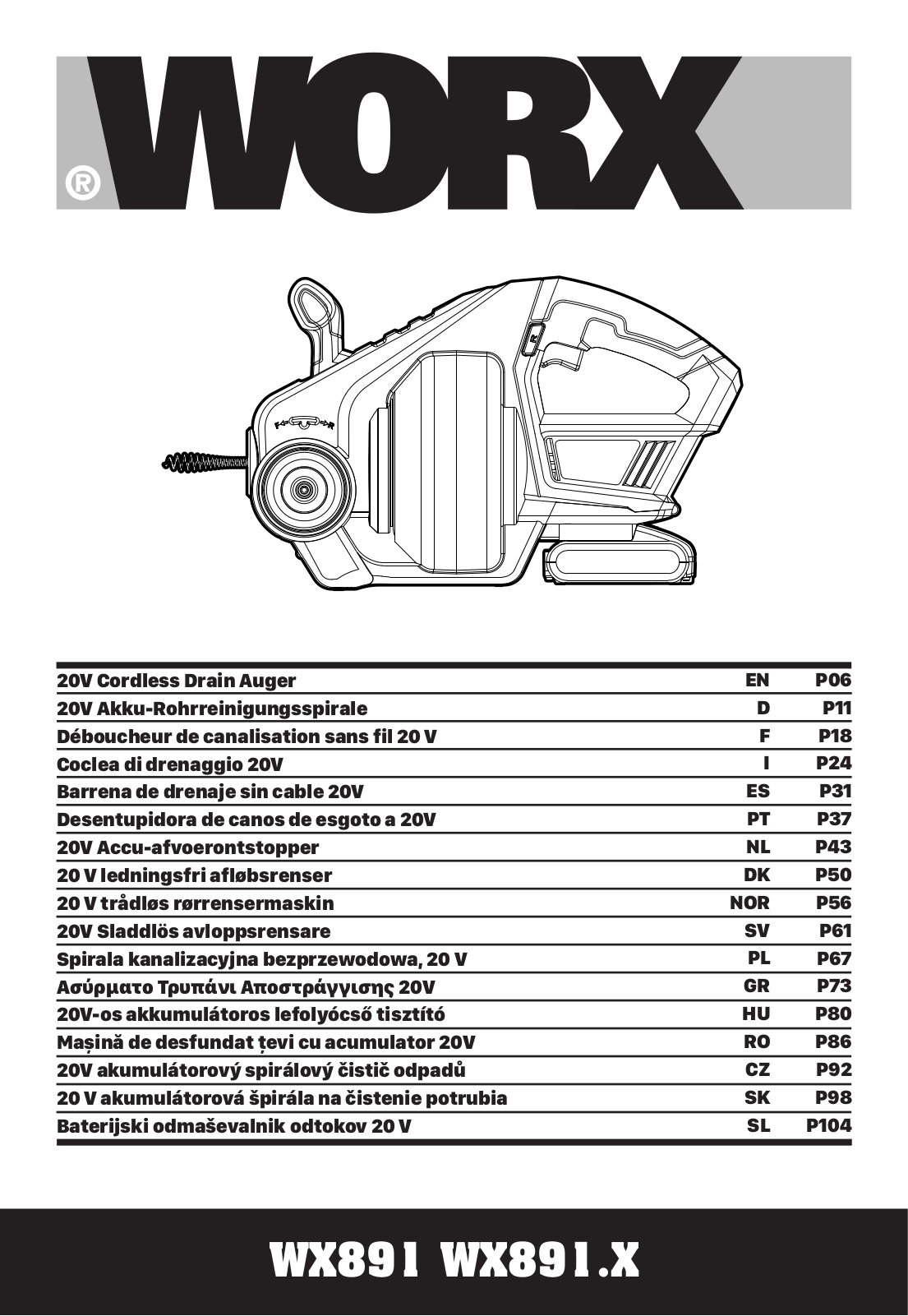 Worx WX891, WX891.X User guide - ManualMachine.com