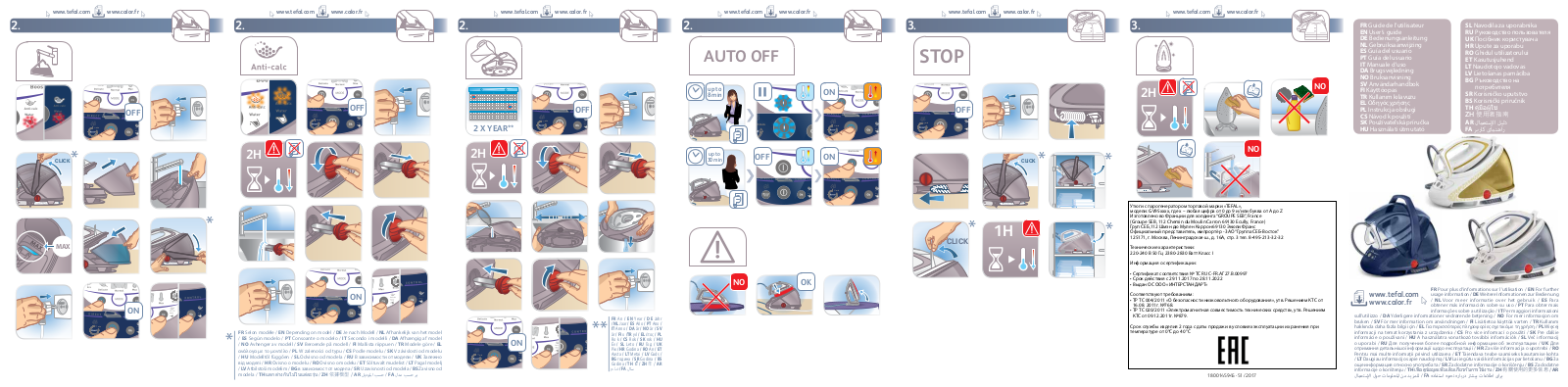 CALOR GV9552C0 User Manual