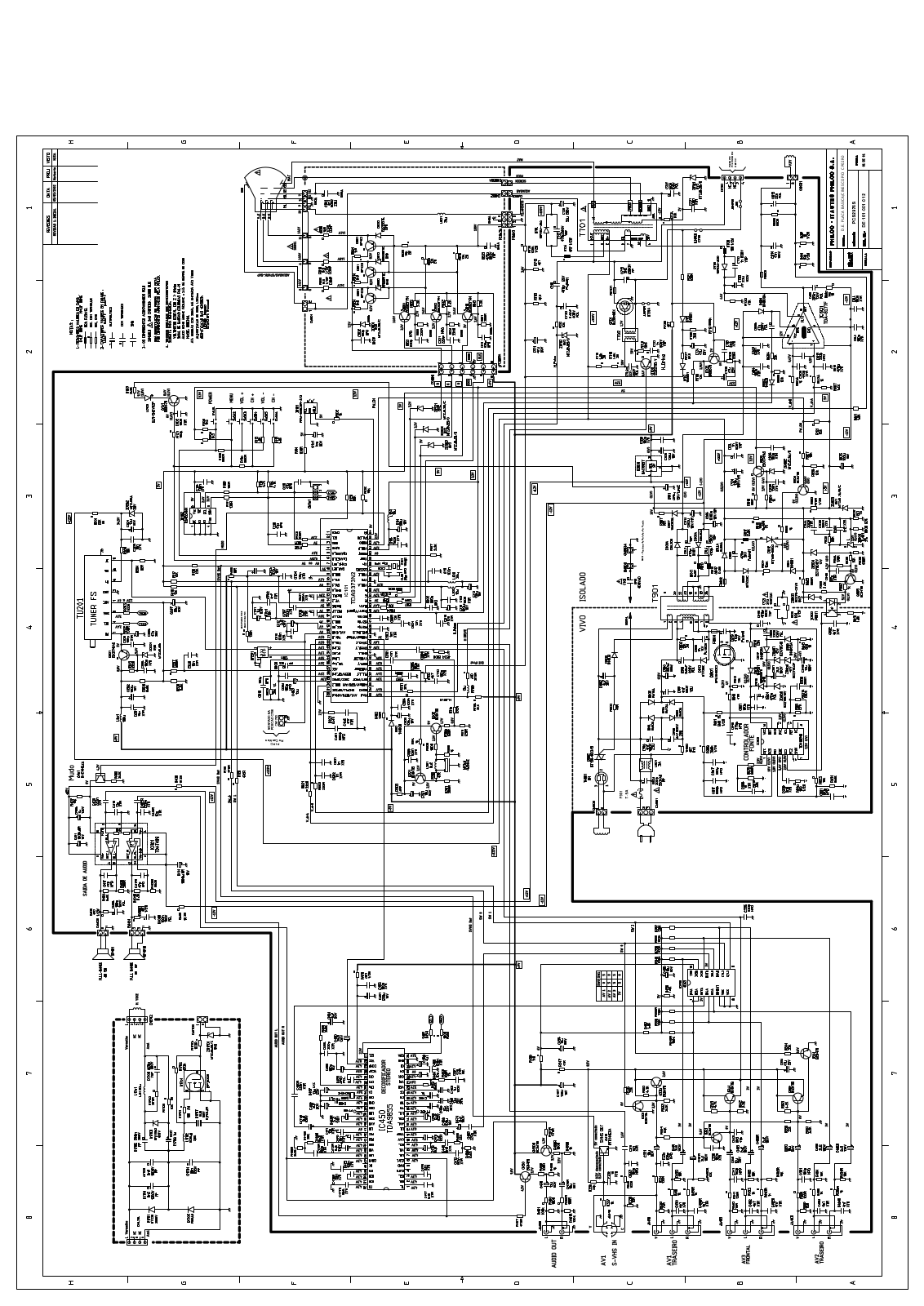 Philco PCS2976S Schematic